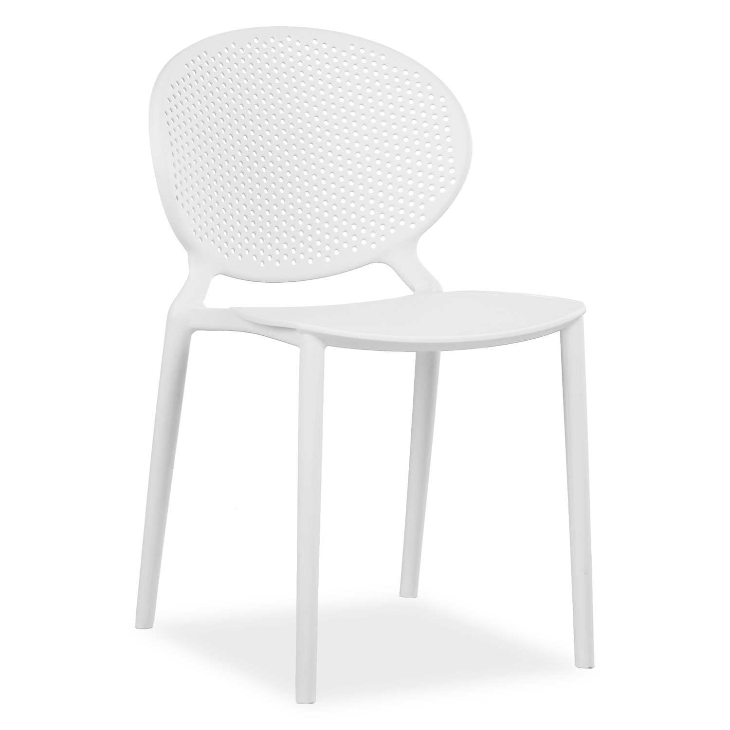 Modern Garden chair Set of 4 Camping chairs 5 different colours Outdoor chairs Plastic Stacking chairs Kitchen chairs