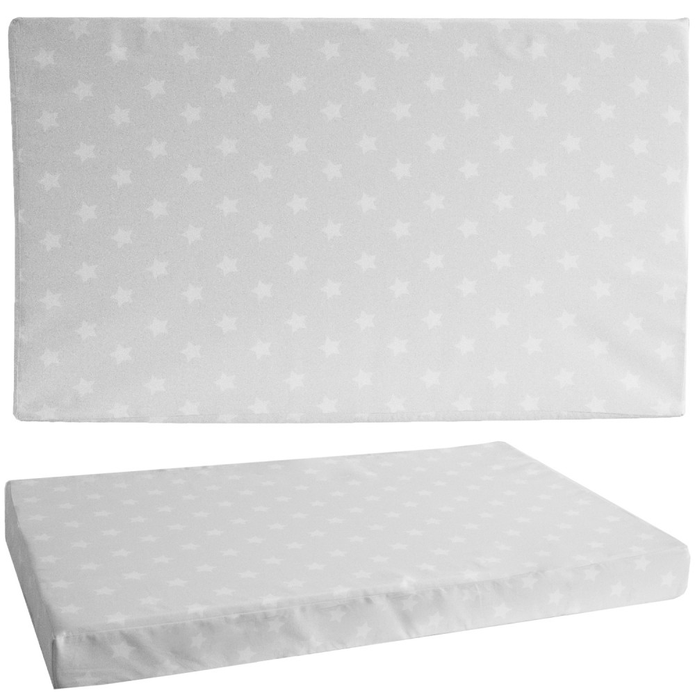 Seat cushion in a set of  2 Seat pad Seat cover cot grey 86x53