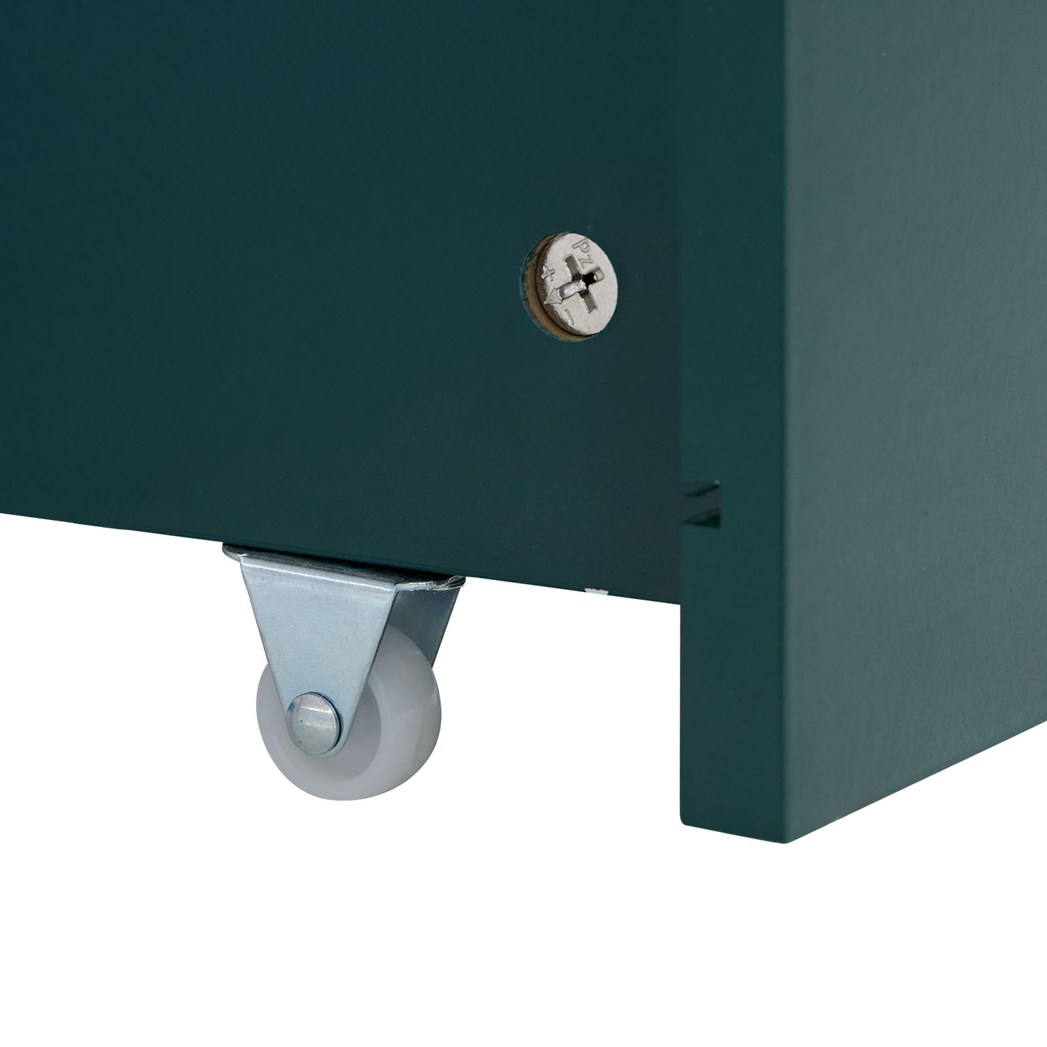 Children's Bed 90x200 cm Green | Wooden bed with 2 drawers | Single Bed | with Slatted Frame | Fall Protection