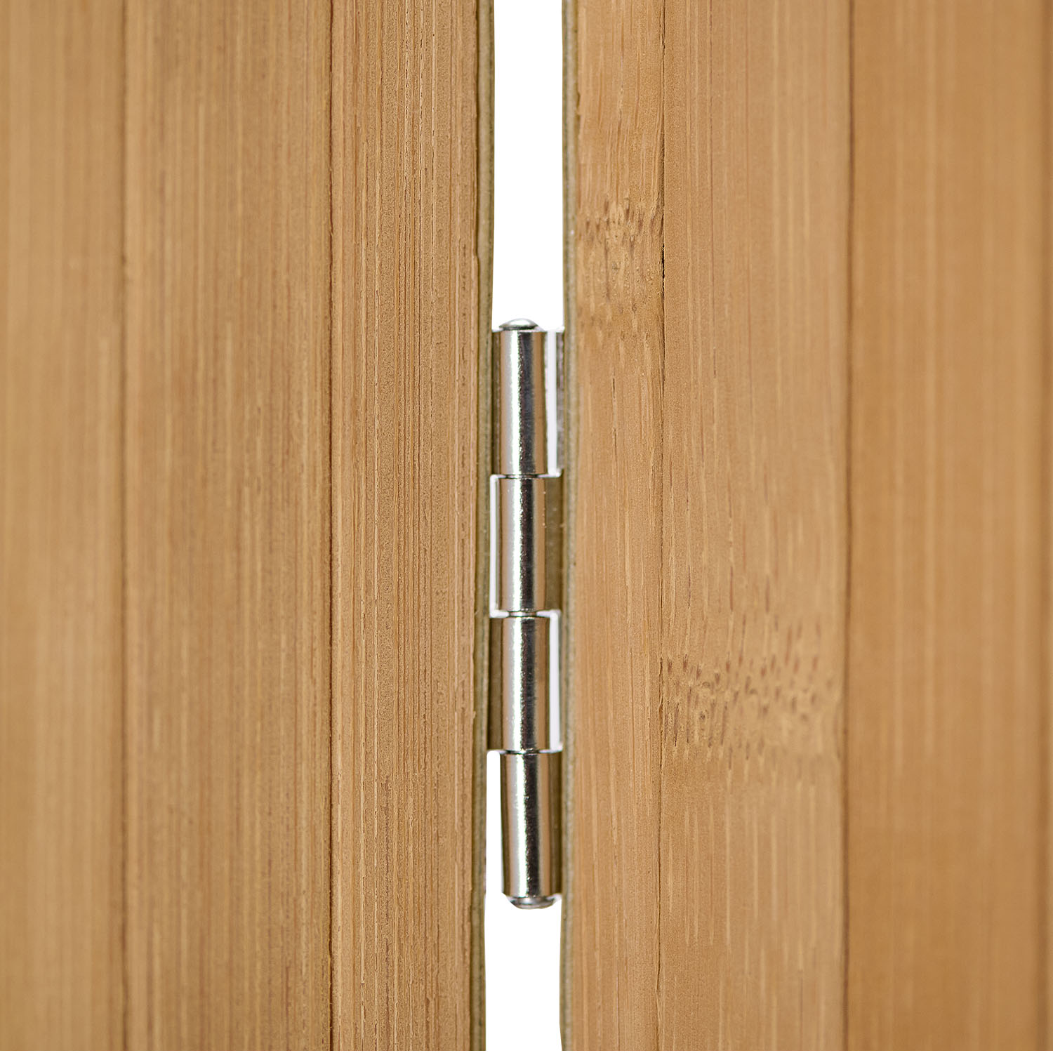 Paravent Natural Bamboo Slats | 3-panel | Wood | Room Divider Partition Privacy Screen