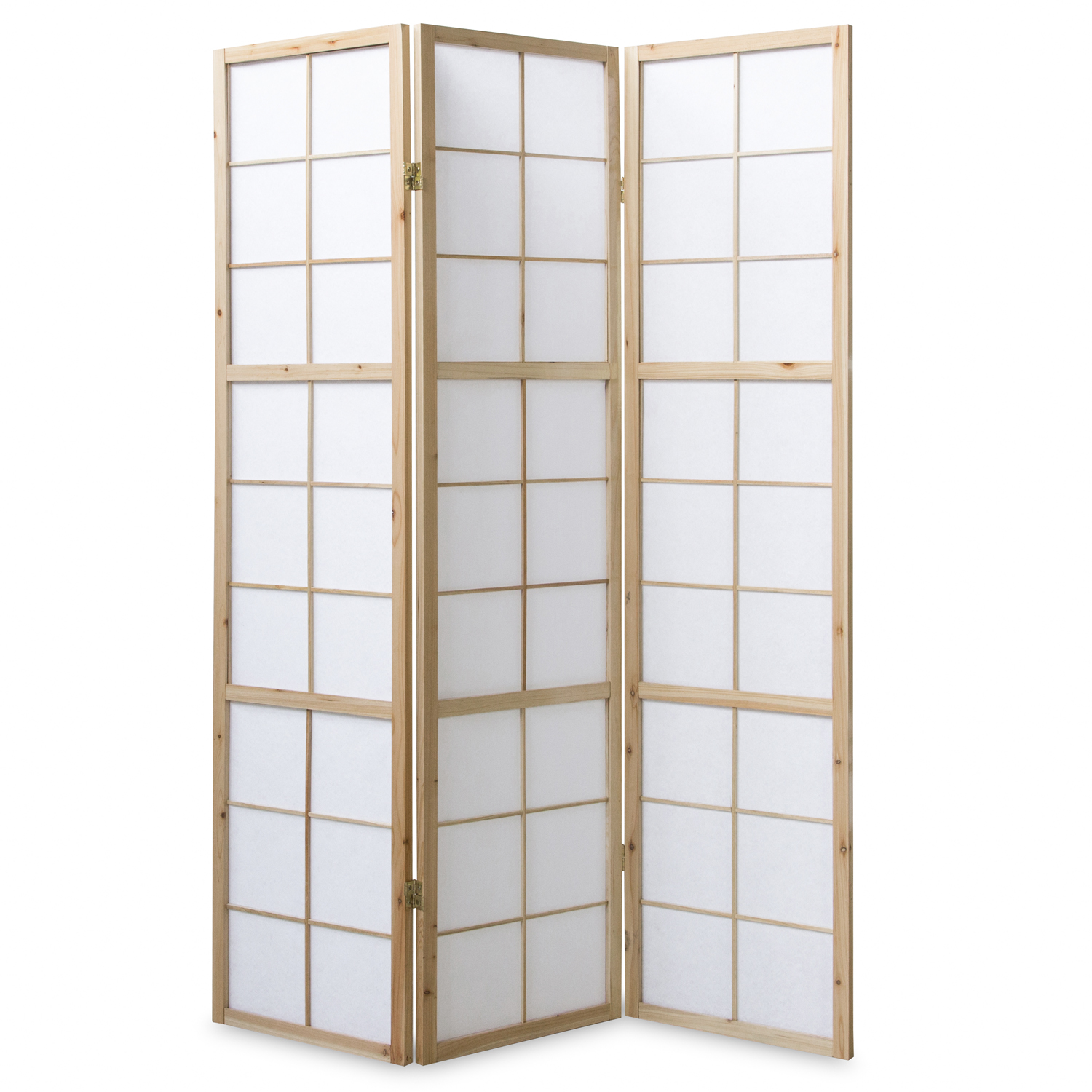 Paravent room divider 3 4  5 or 6 parts partition wall Shoji Foldable Natural