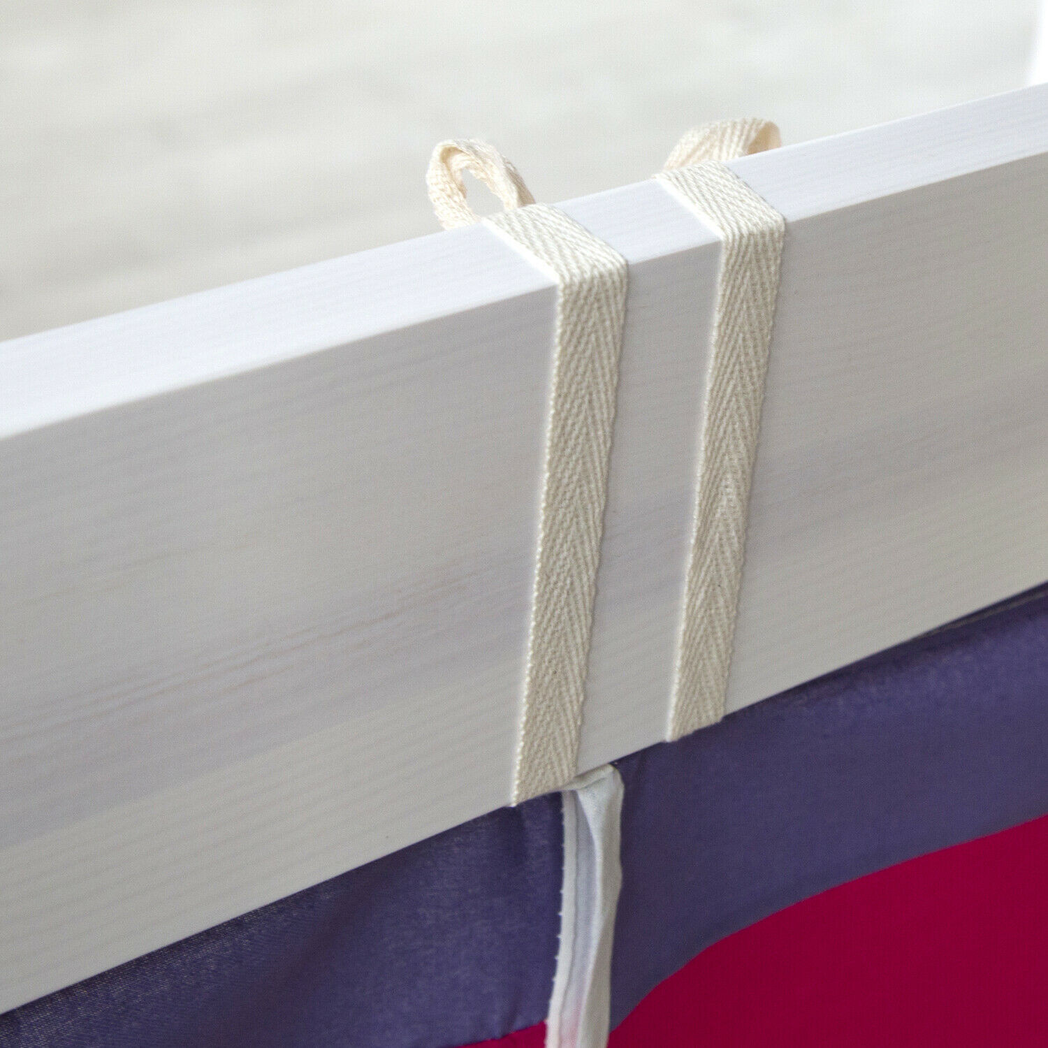 Childrens Bed Curtain Bunk Bed Cabin Bed Accessories Red