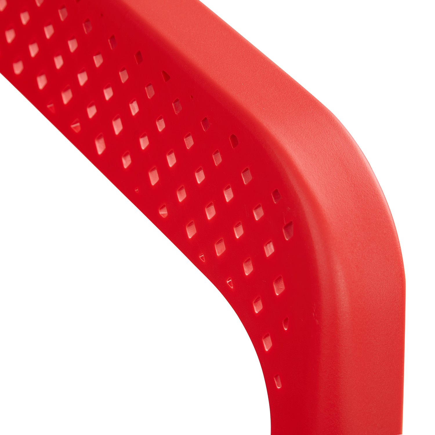 Set of 4 Garden chair with armrests Camping chairs Red Outdoor chairs Plastic Egg chair Lounger chairs Stacking chairs