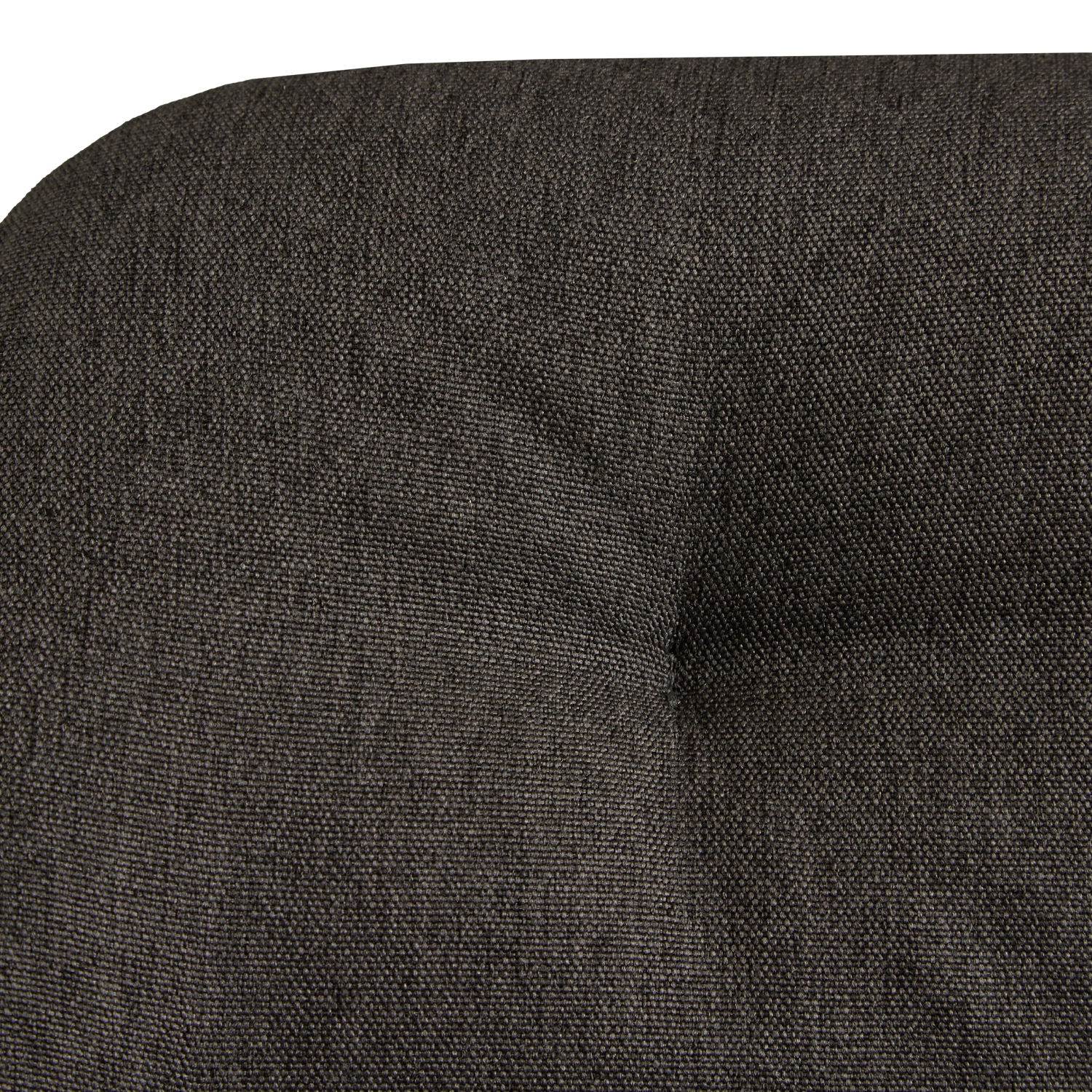 Set of 6 Upholstered Linen Dining Chairs in Anthracite with Armrests – Modern Dining Chairs