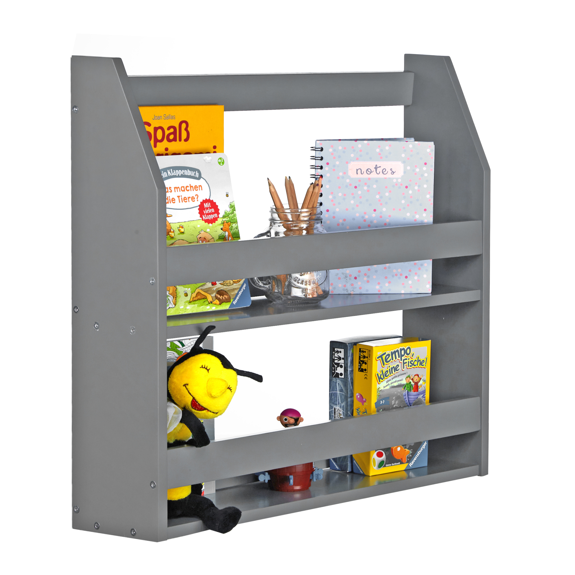 Shelf Wall Shelf Hanging Shelf Bookcase Wood Shelf Wood Grey