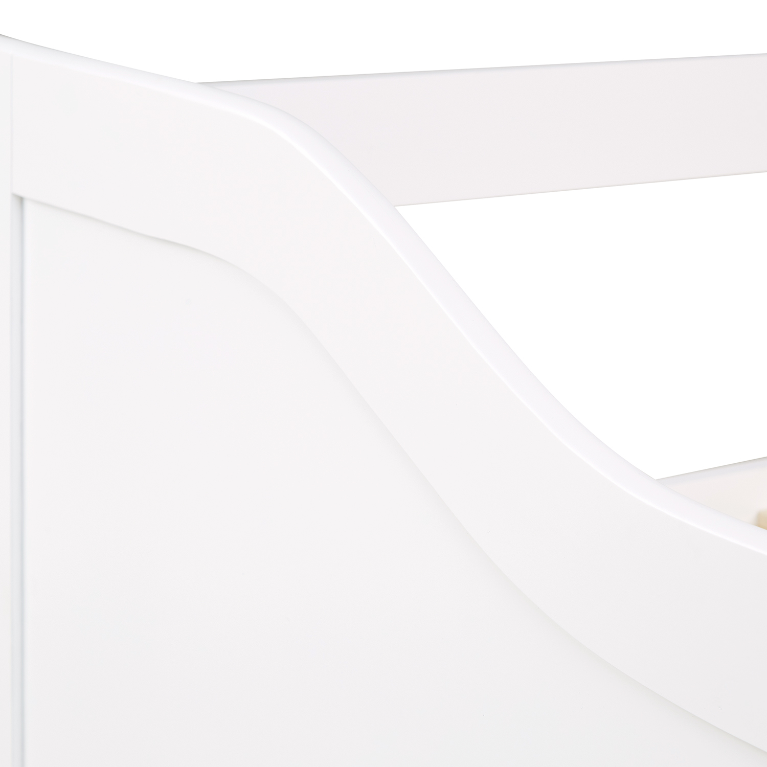 Wooden Bed 90x200 cm White | Extends to a Double Bed | Bunk Bed | With Slatted Base | Pull-Out Bed, Functional Bed, Duo Bed