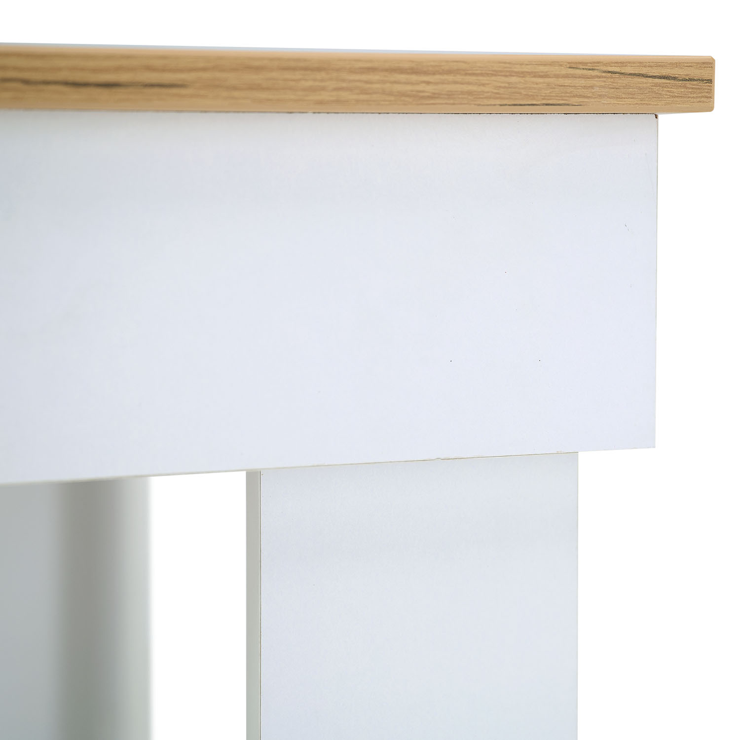 Modern Dining Table Kitchen Table Wooden Table 80x80 cm White 2 Seater Living Room Oak
