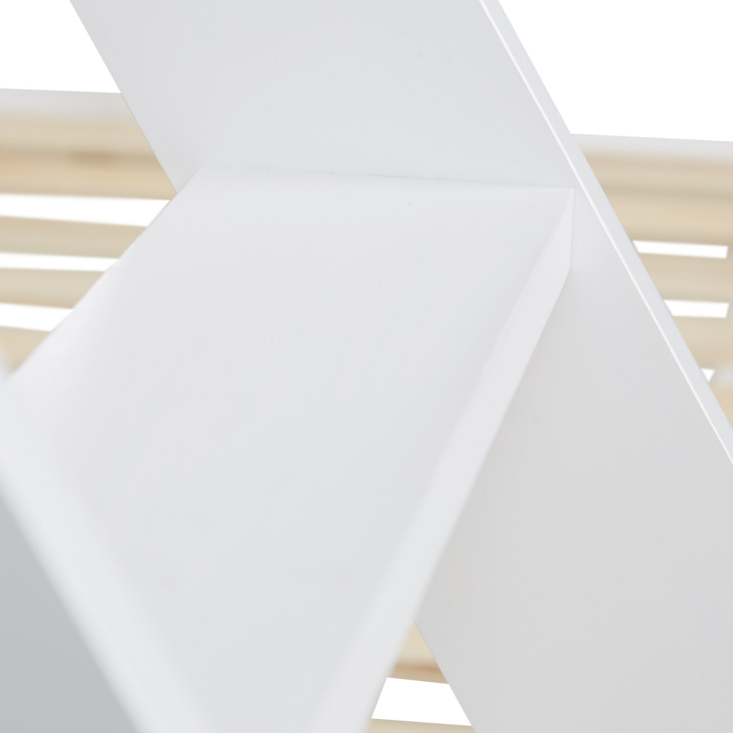 Bunk Bed 2 Sleeping Areas 90x200 cm and 140x200 cm | White