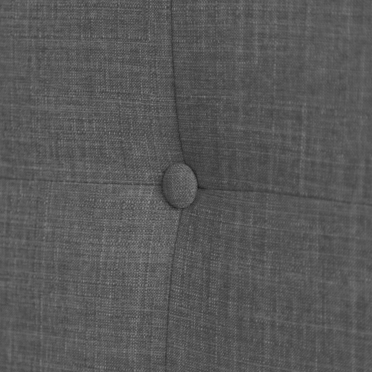 Upholstered bed 160x200 cm grey | with slatted frame | double fabric bed frame