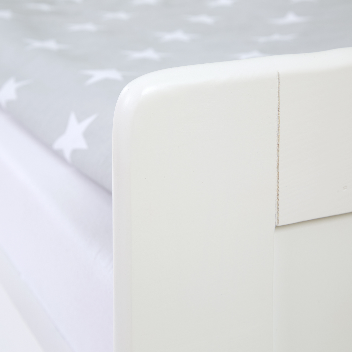 Guest bed Wooden bed 90x200 cm White Gray Natural Daybed Pull-out bed Youth bed Pull-out bed Functional bed 2 mattresses