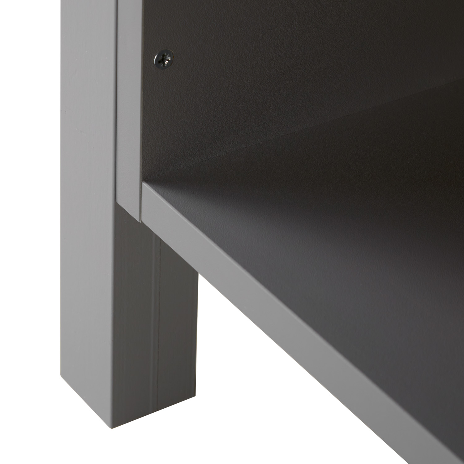 TV Board Grey TV Cabinet 146.5 cm Lowboard Sideboard TV Bench with Storage Natural Wood