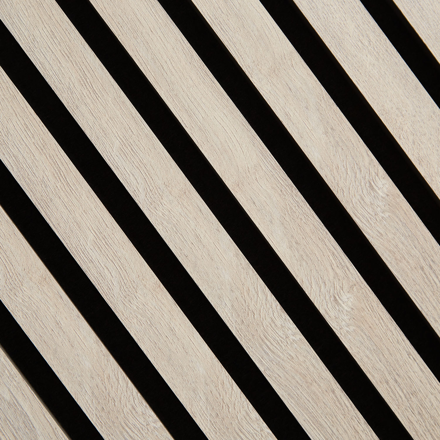 Acoustic Panels Wall Panels 60 x 60 cm Light Gray | Wood | 1 Piece | 3D Strips