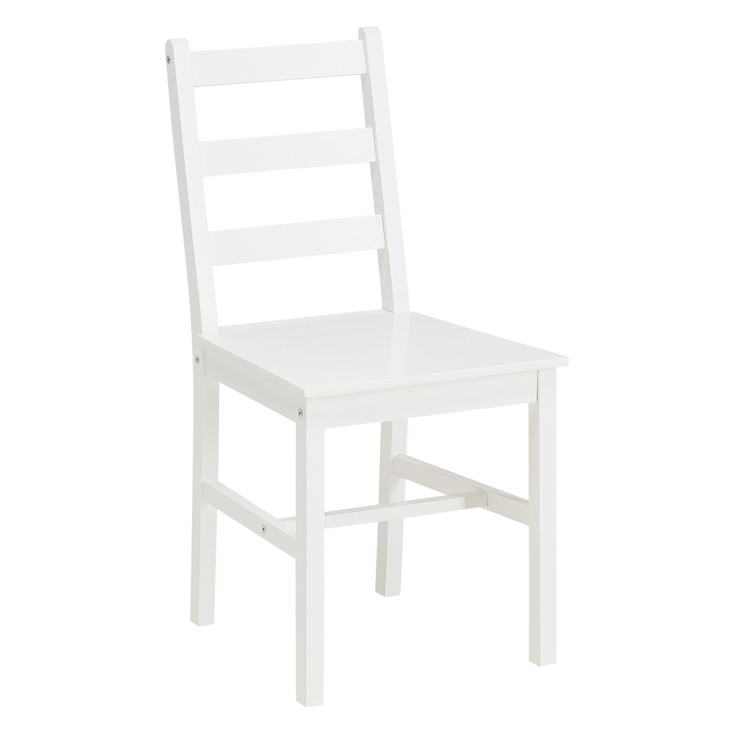 Dining set | 4-piece set chairs white | country style | wooden dining table 108 x 65 cm