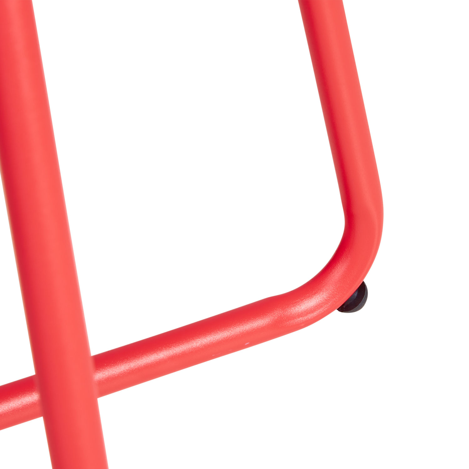 Coffee table Side table Round Garden Table Red Metal Small table Outdoor table Bistro table