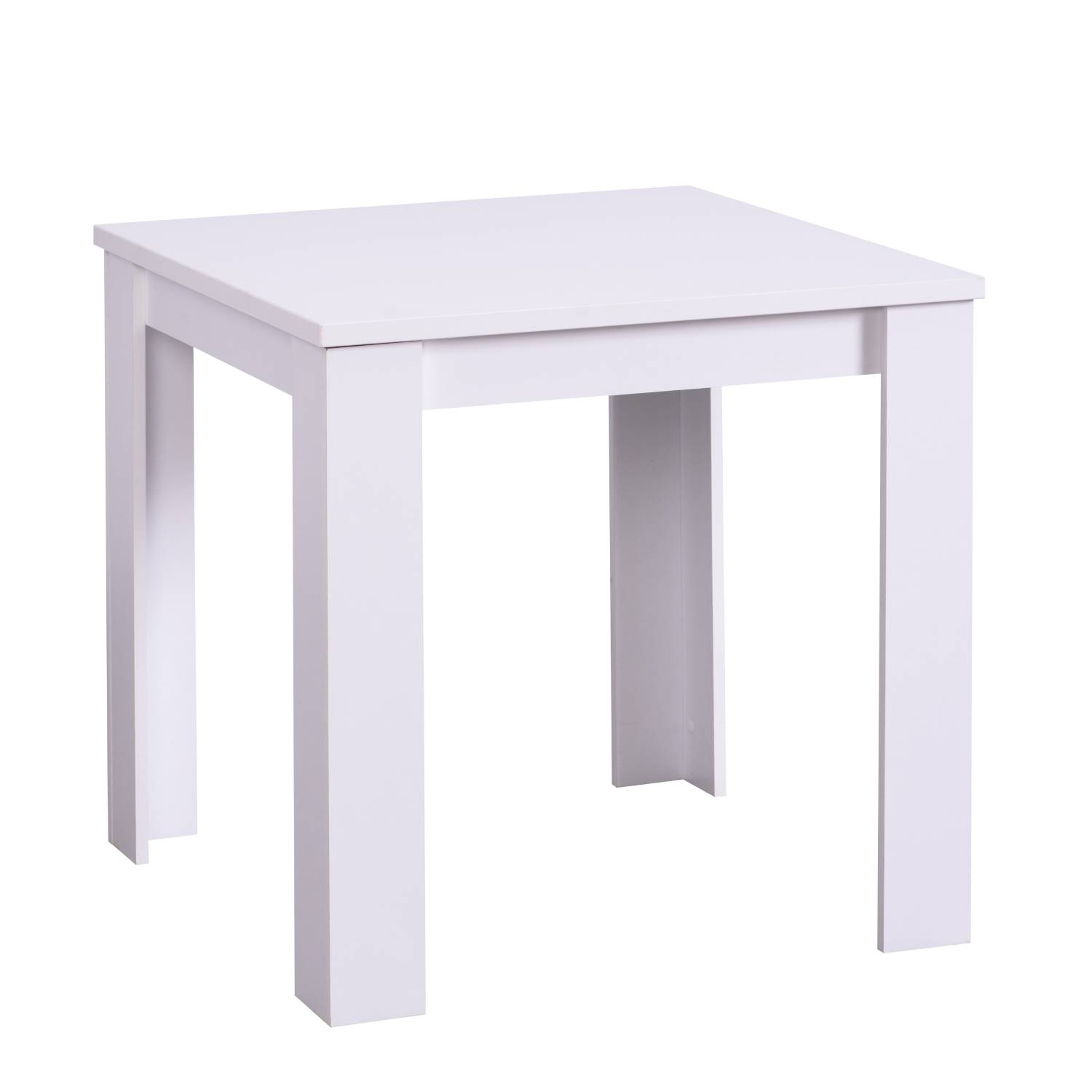Dining Table White Natural 80x80 120x80 cm Wooden Table Kitchen Table Wood Solid Oak