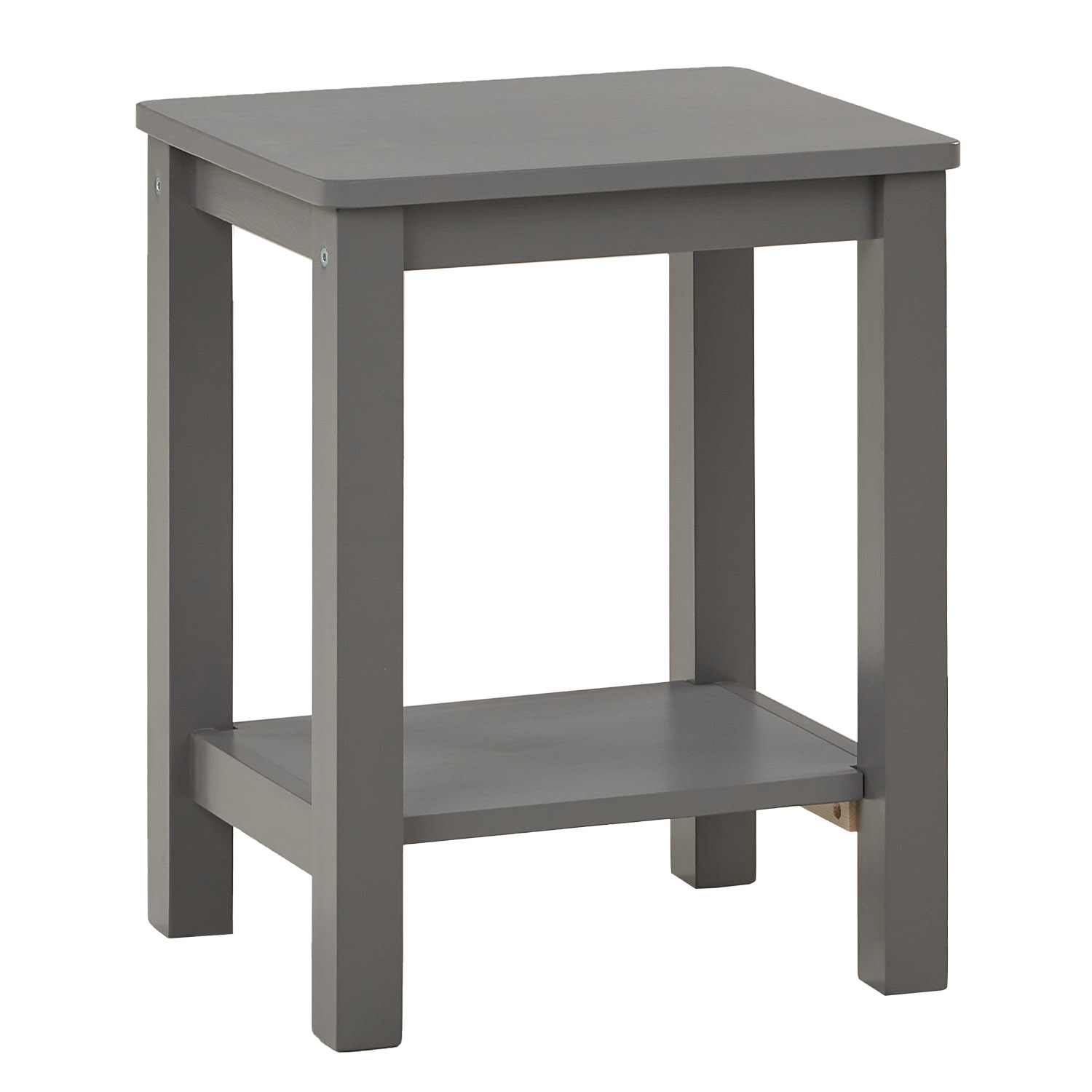 Side Table Grey White Natural Nightstand Wood Bedroom Coffee Table Living Room Table