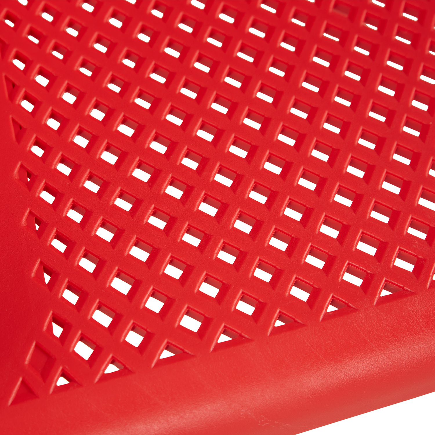Chaise de jardin avec accoudoirs Rouge Lot de 6 Fauteuils de jardin Plastique Chaises exterieur Chaises empilable