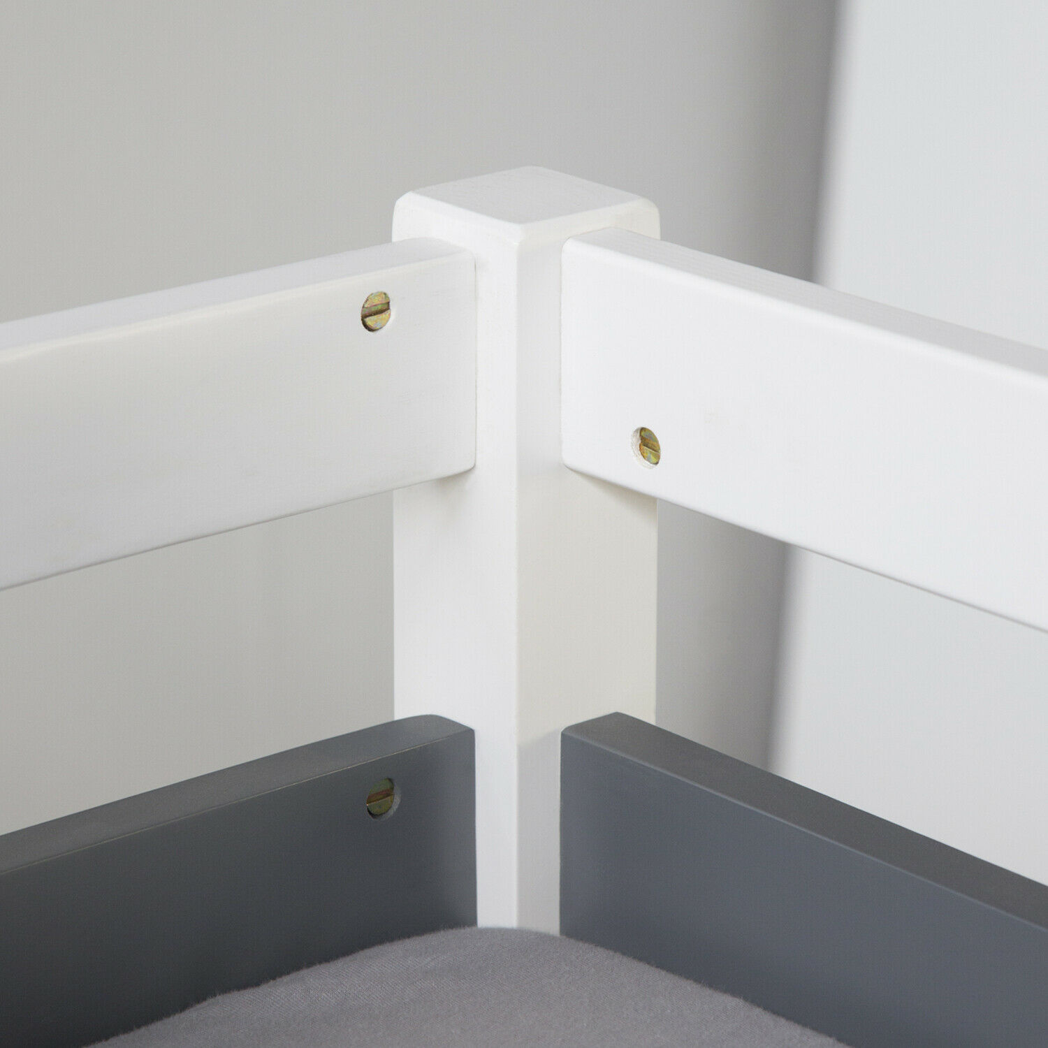 Loft Bed Kids 90x200 cm White with Desk | with Shelf | with Slatted Frame Loft Bed Kids 90x200 cm White with Desk | with Shelf | with Slatted Frame