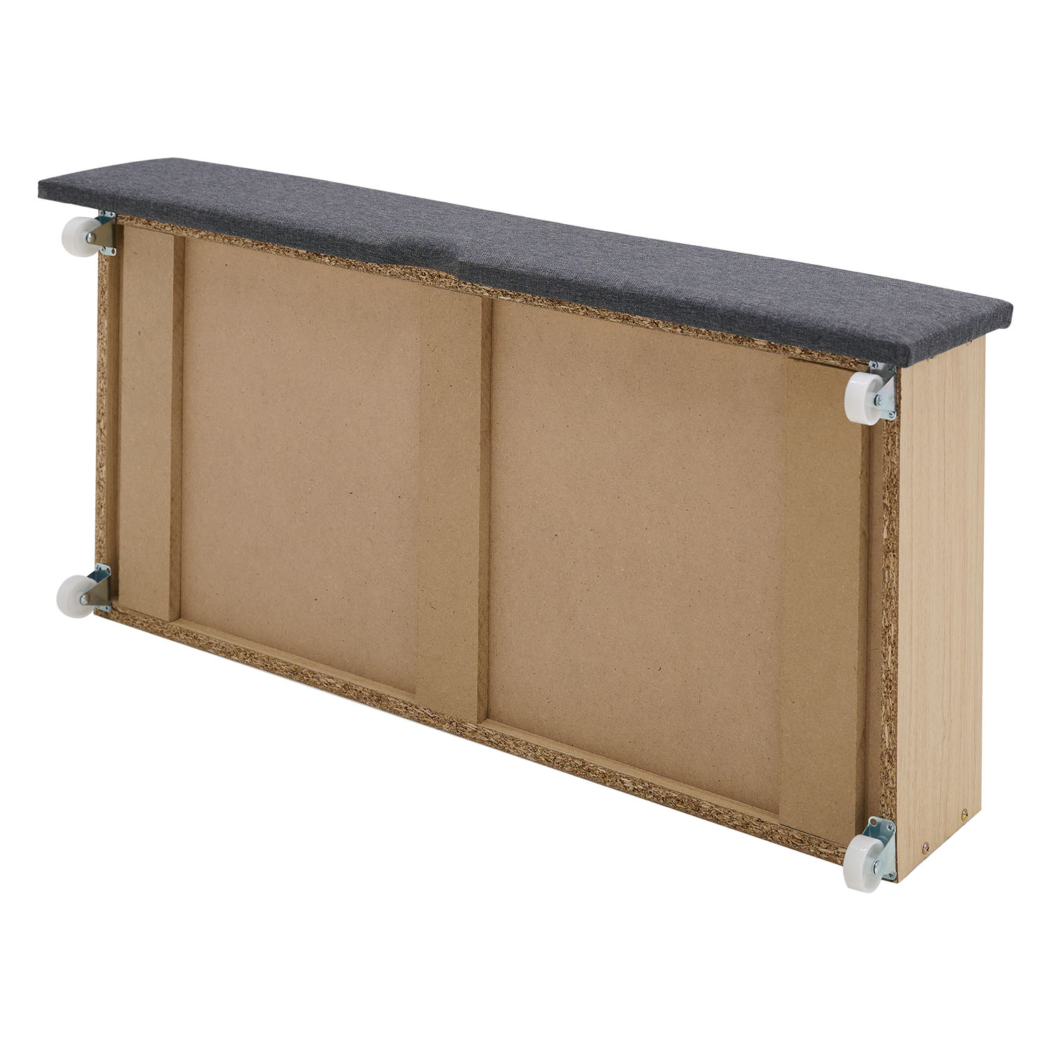 Set of 2 Grey Bed Drawers – Rollable bed drawers with plenty of storage space | Quiet, sturdy, and space-saving