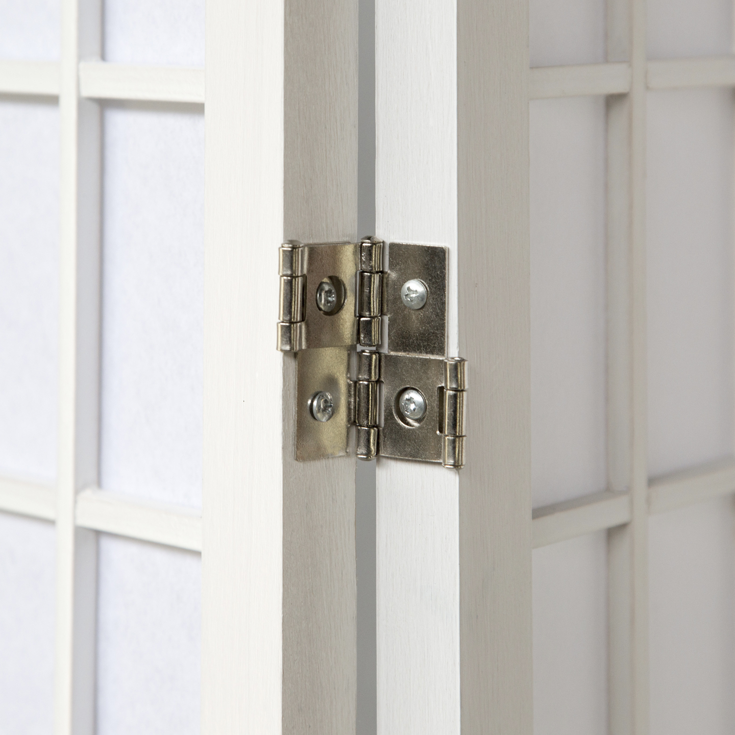 Paravent White Shoji Rice Paper White | 3-panel | Wood | Room Divider Partition Privacy Screen