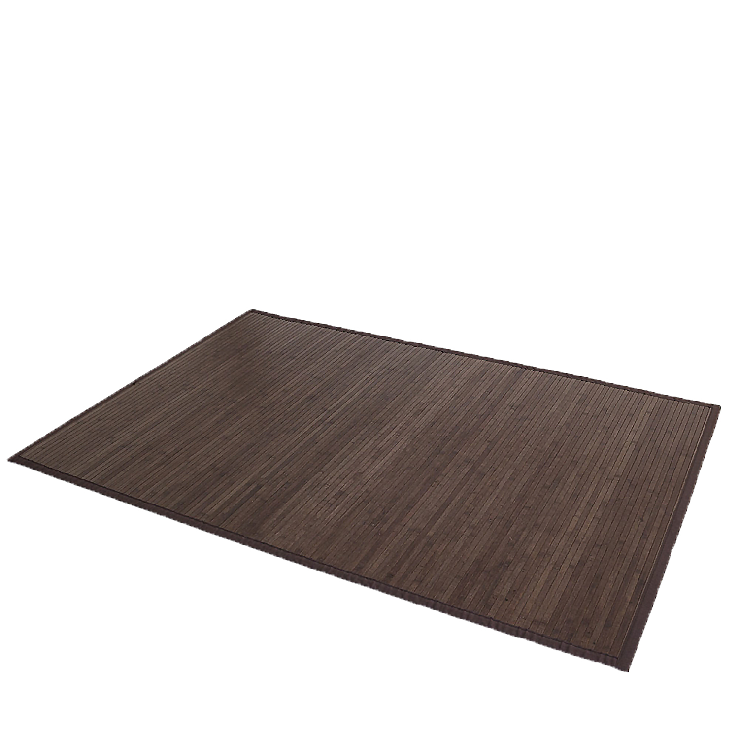 Bamboo carpet Rug 120x180 in darkbrown