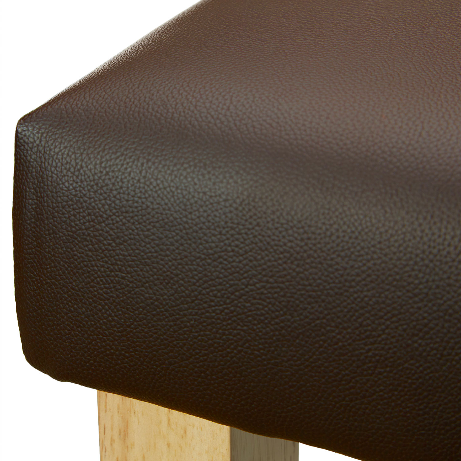 Bench PVC upholstered bench side bench 103 cm