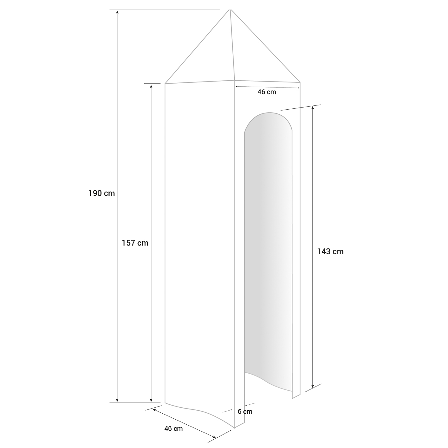 Loft Bed Kids 90x200 cm White with Curtain Blue Balls | Tower | Slide | without Slatted Frame