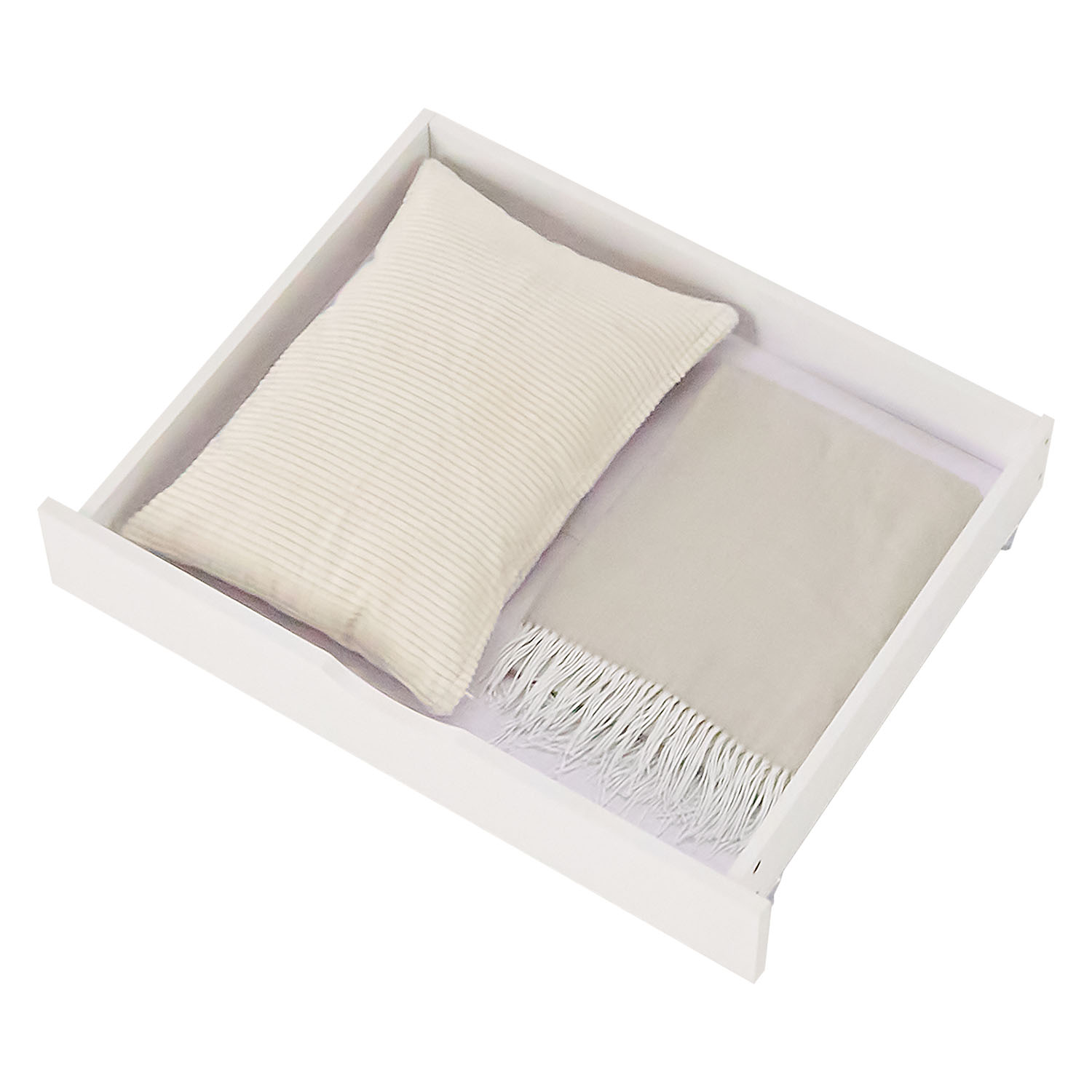 Under Bed Storage 2 Wooden Bed Drawers White Below Bed Storage Unit Organizer Pull-out Bed Box