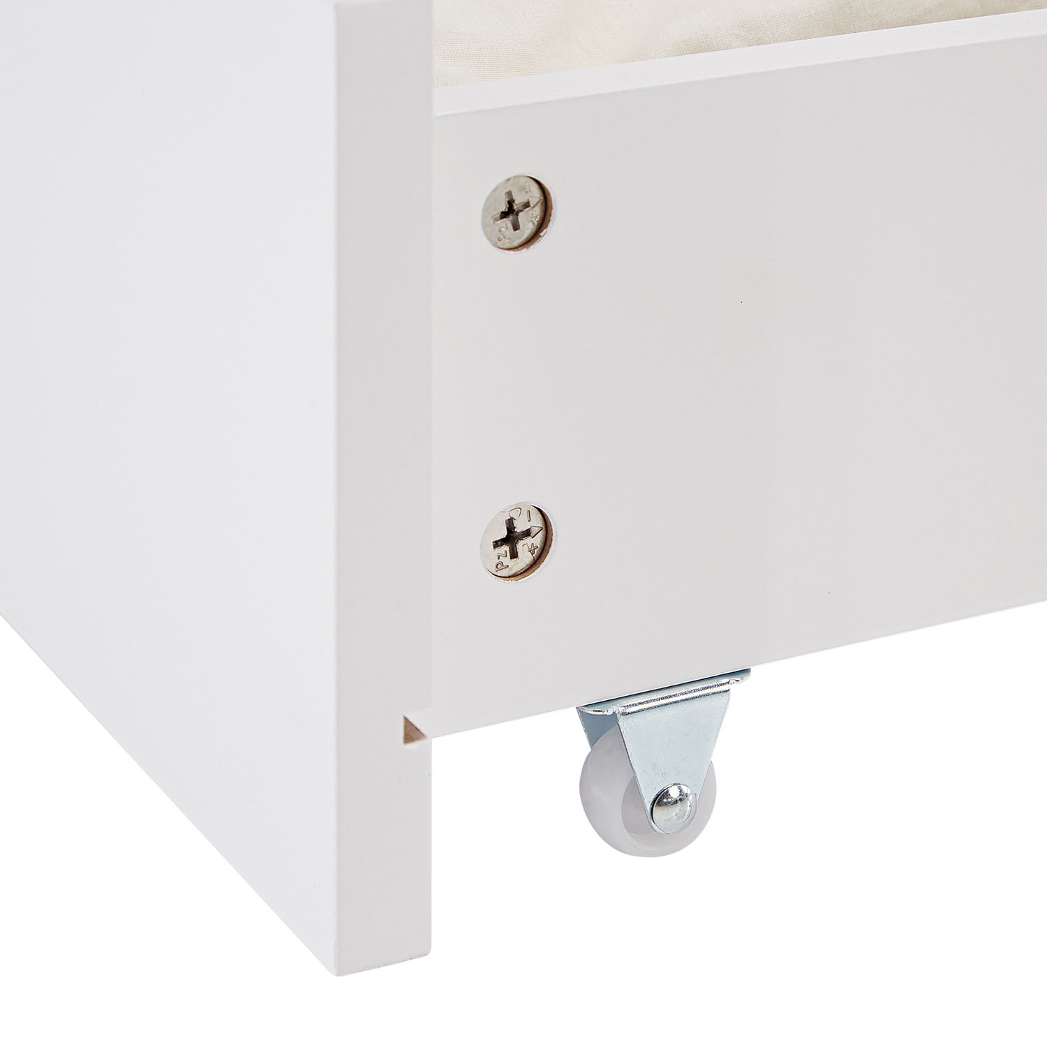 Wood Bed 90x200 cm White | Extendable to Double Bed | Storage | with Slatted Frame | Kids Youth Guest Bedroom