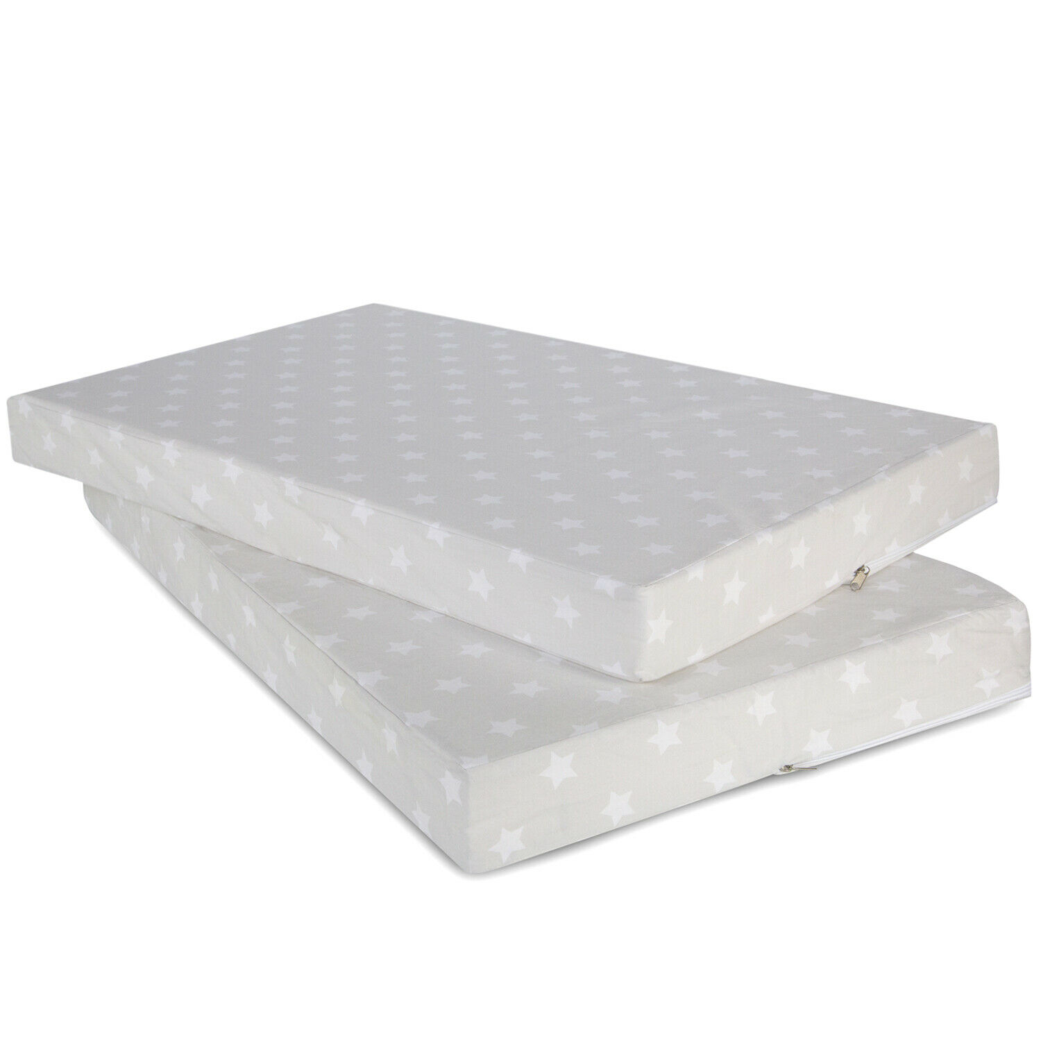 Seat cushion in a set of  2 Seat pad Seat cover cot grey 86x53