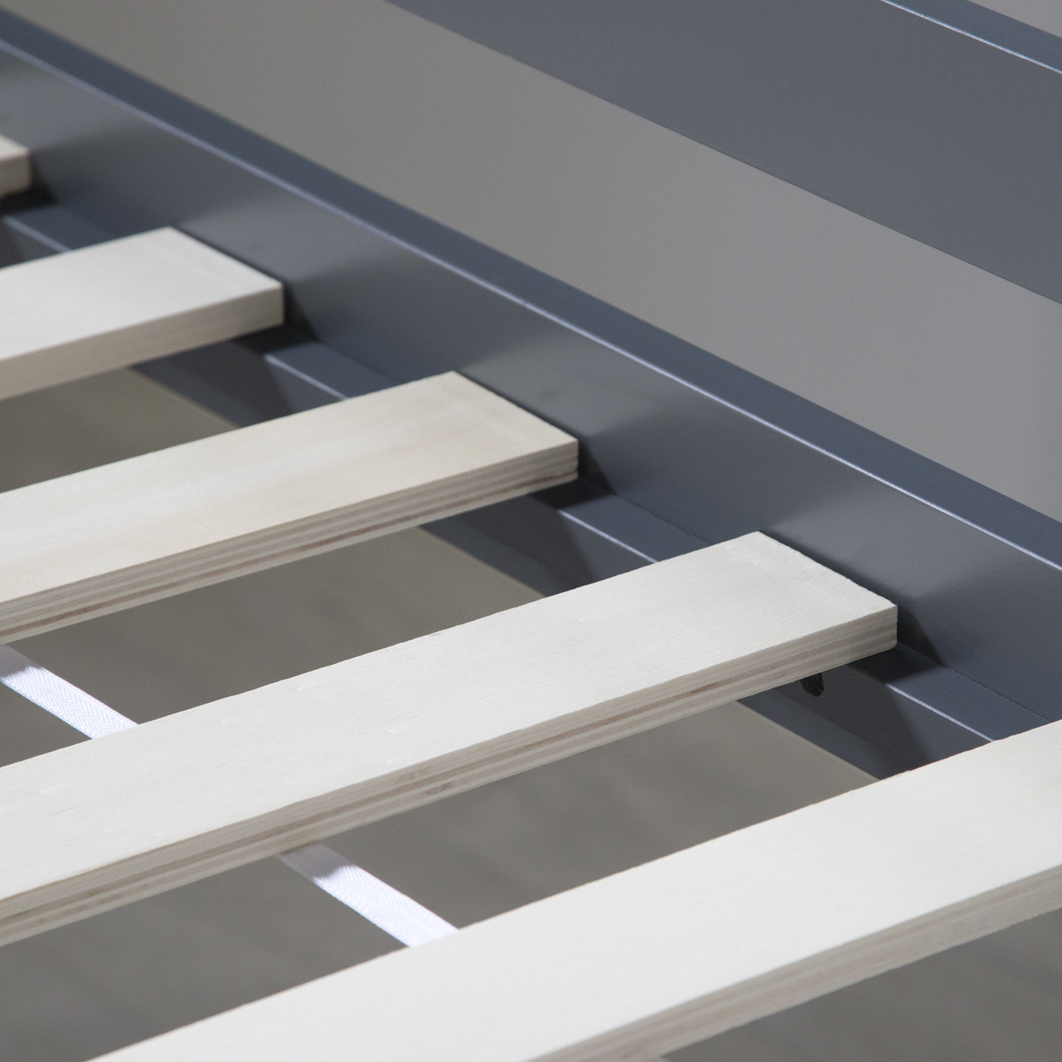 Loftbed with Slide 90x200 cm Mattress Grey Bunk bed Childrens bed Solid Pine Wood Tunnel Curtain Stars Slats