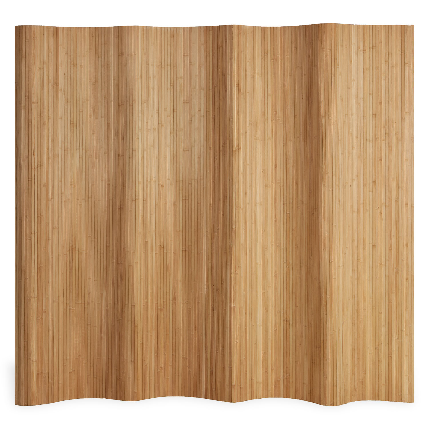 Paravent Raumteiler Trennwand Bambus  200 x 250 cm Sichtschutz Spanische Wand Braun