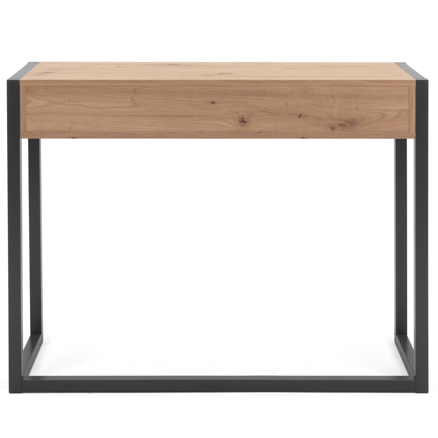 Console Table with 2 Drawers Hallway Furniture Desk Wood Industrial Style Storage