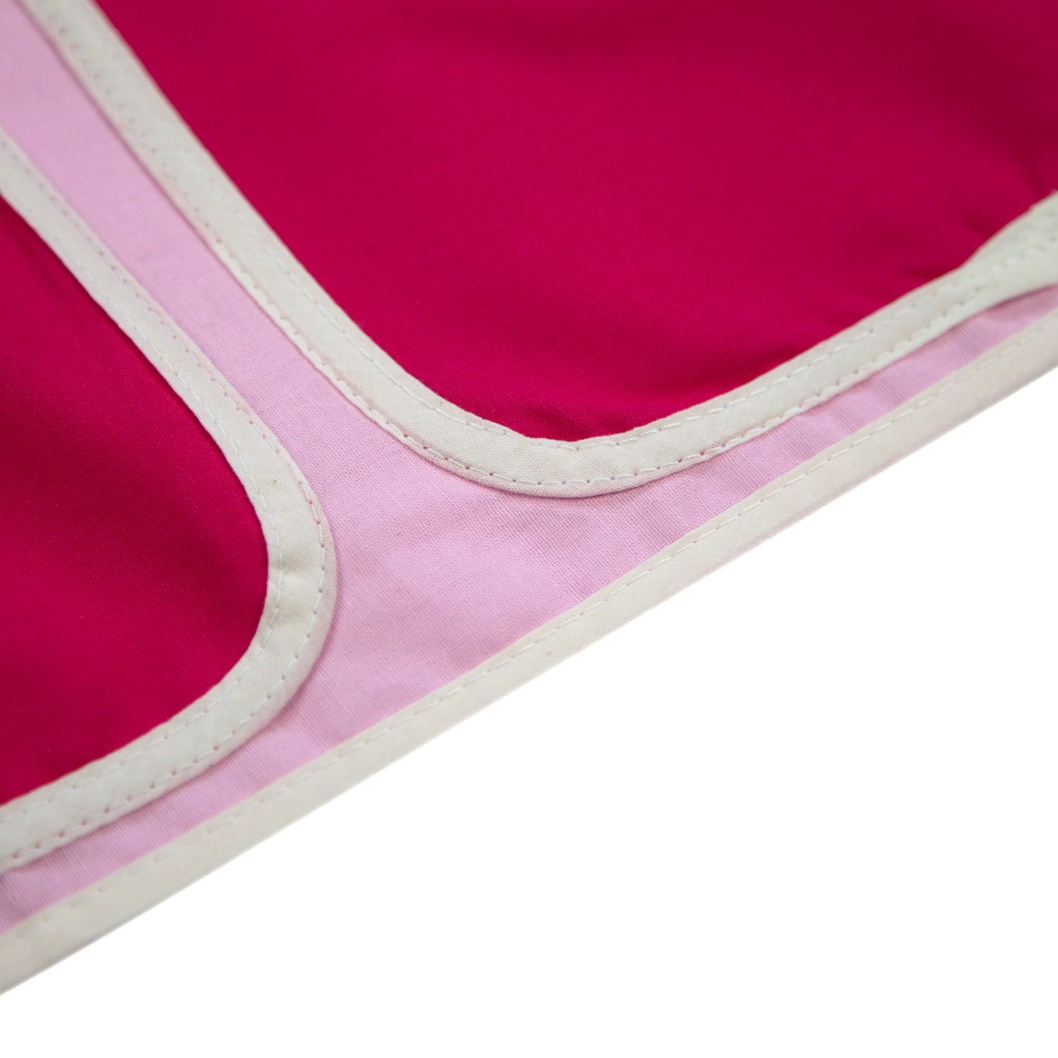 Bed Bag Fabric Bag for Loft Beds Cot Pink Rose Cotton