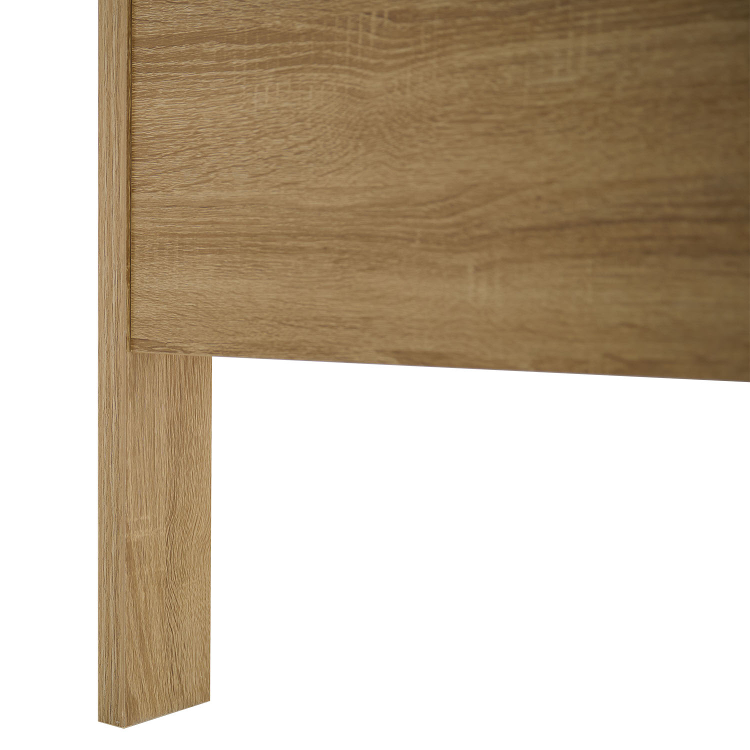 Comfort Bed 120x200 cm Natural | Senior Bed Height Adjustable | Single Bed | Wood | without Slatted Frame