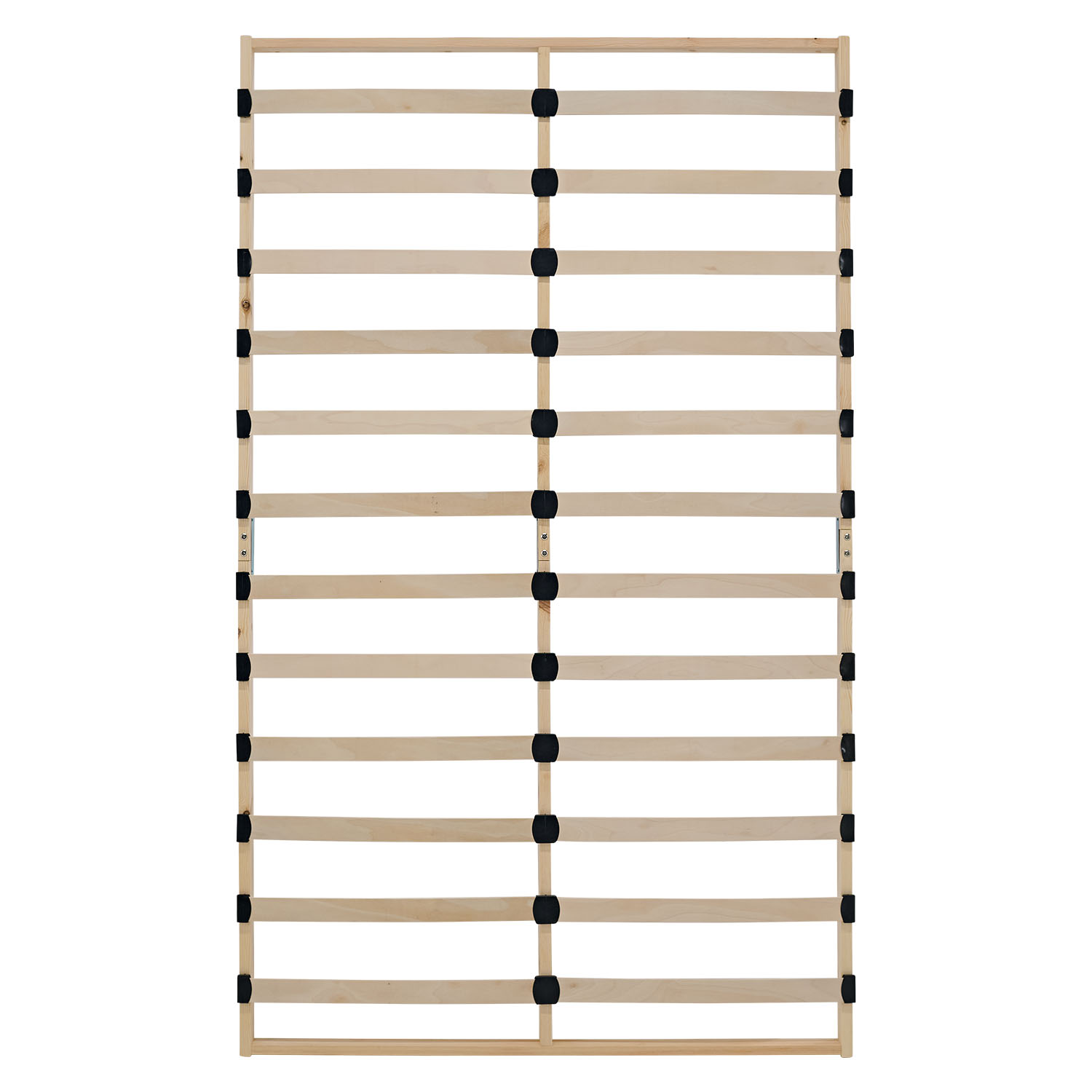 Comfort Bed 120x200 cm Natural | Senior Bed Height Adjustable with Slatted Frame | Double Bed | Wood