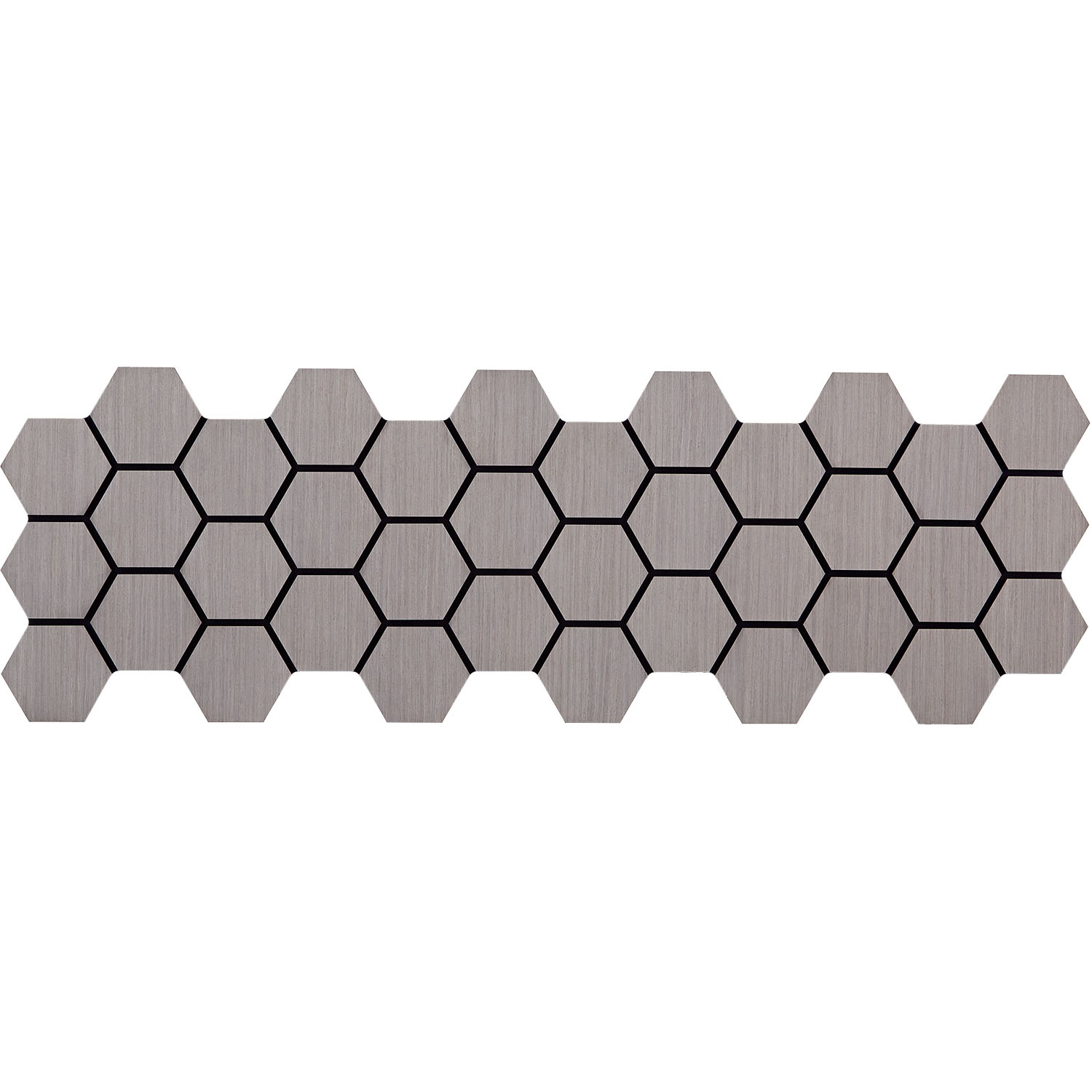 Acoustic Panels Wall Panels Hexagon Honeycomb 76 x 62 cm Gray | Wood | 4-piece Set | 3D