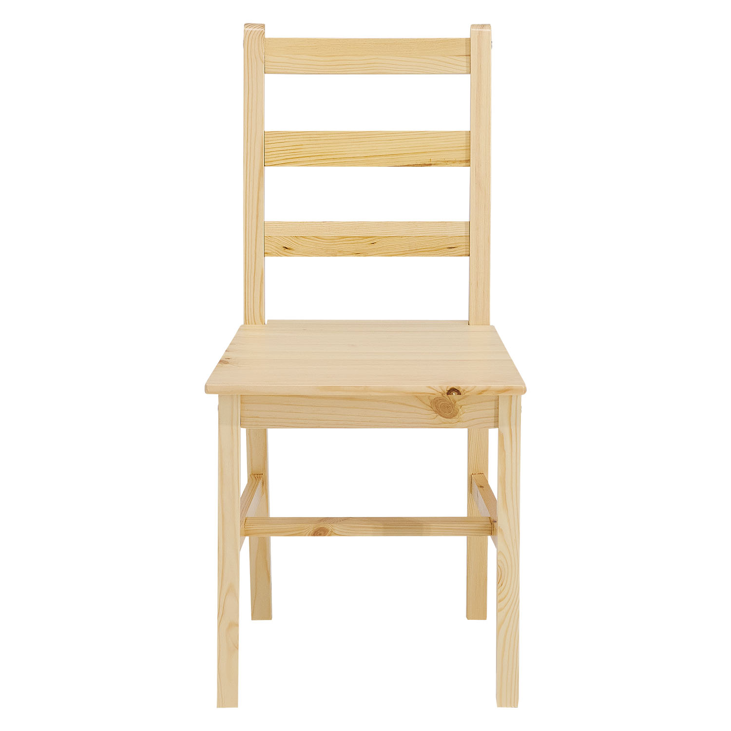 Dining set | 4-piece set chairs natural wood | country style | wooden dining table 108 x 65 cm