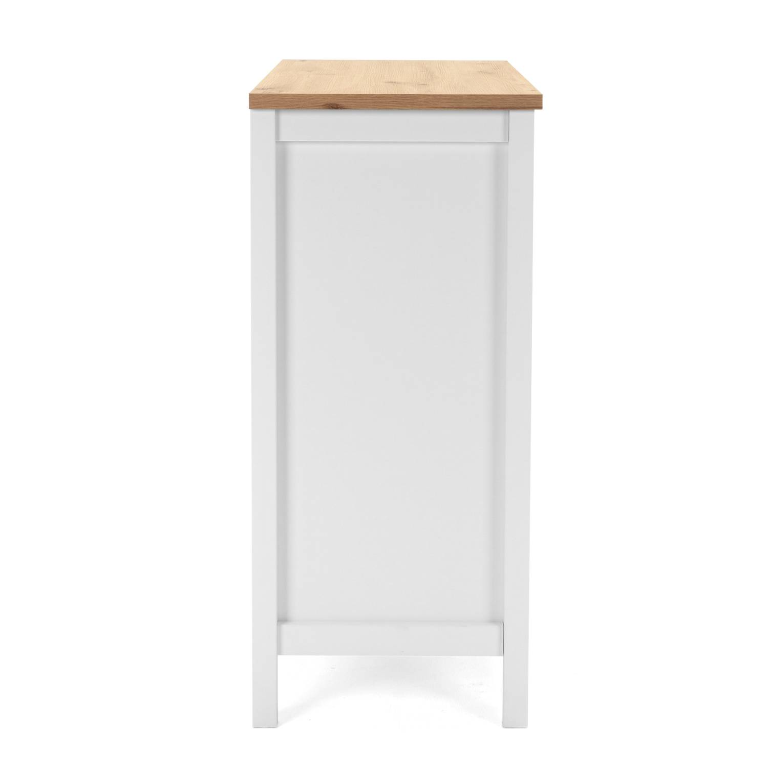 Sideboard Chest of Drawers Living Room Cupboard Cabinet Wood White Nature
