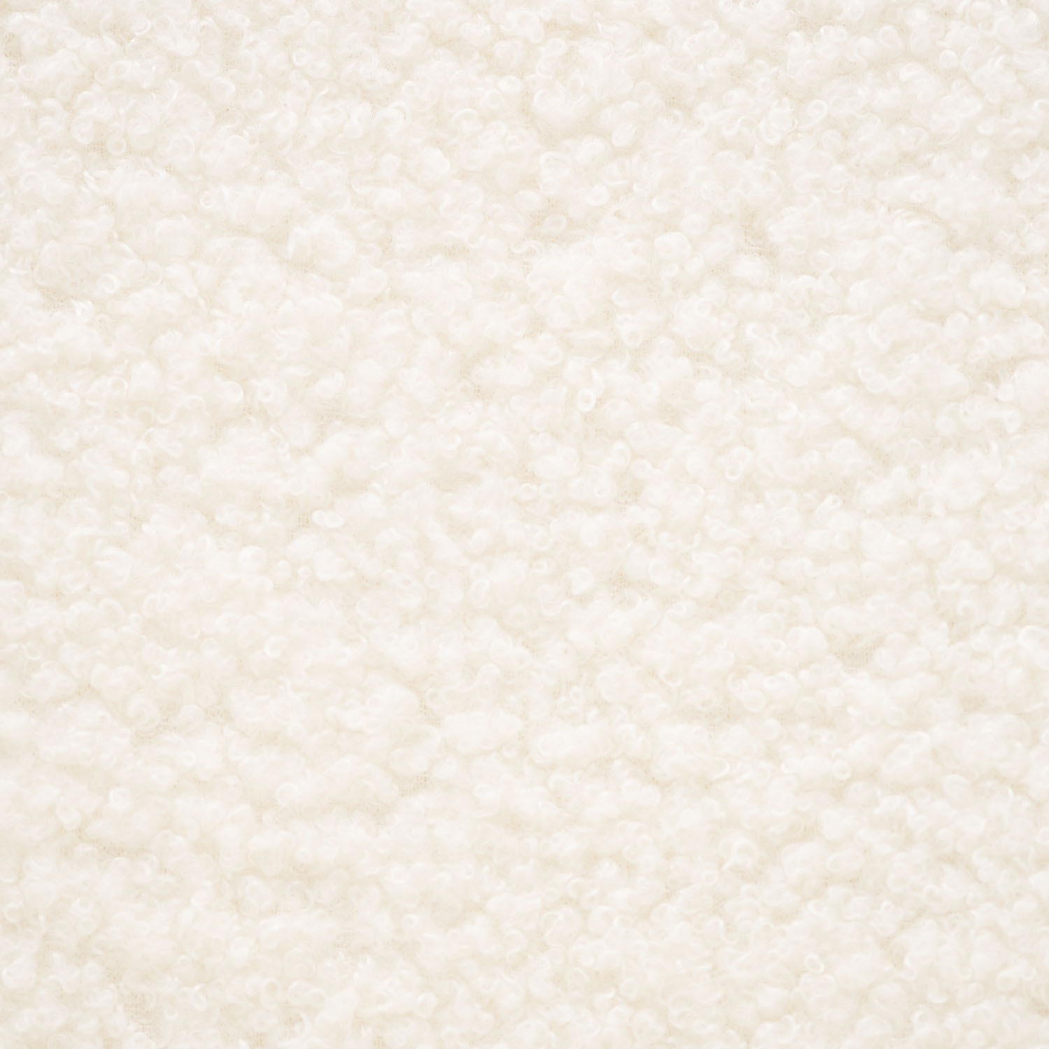 Upholstered Chair Teddy Fabric White | Set of 4 | swivel | with Armrests | Kitchen Dining Room Office