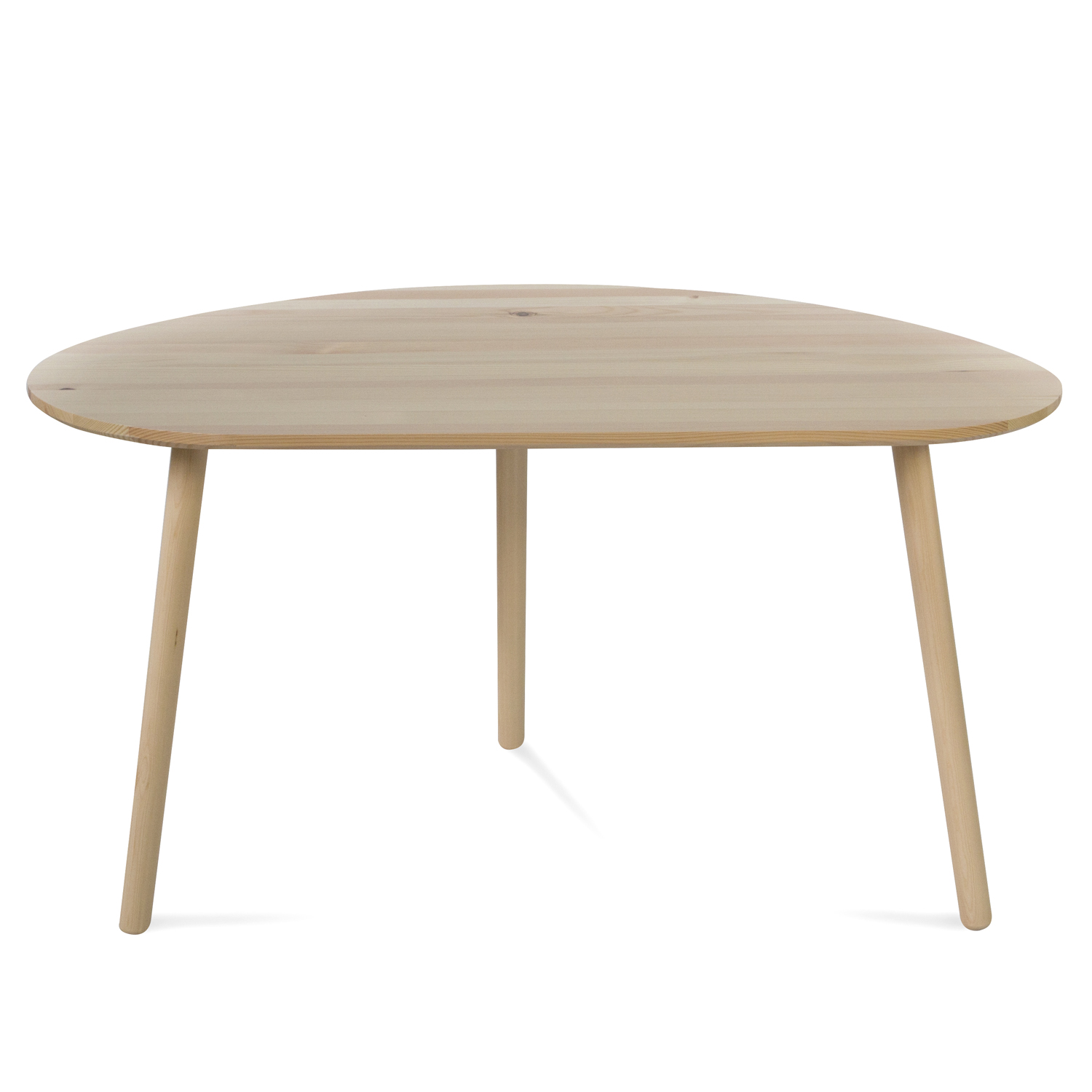 Beistelltisch Couchtisch Natur Holztisch Nierentisch Tisch Holz Kiefer