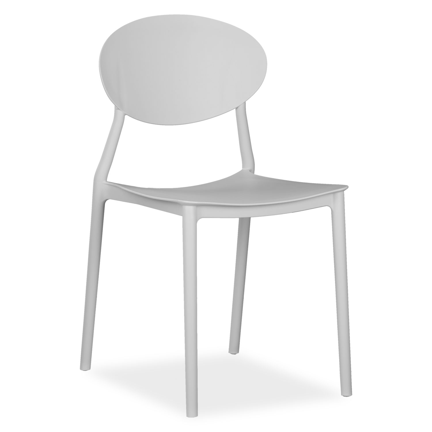 Garden chair Set of 4 Camping chairs Grey Outdoor chairs Plastic Stacking chairs Kitchen chairs Garden chair Set of 4 Camping chairs 5 different colours Outdoor chairs Plastic Stacking chairs Kitchen chairs