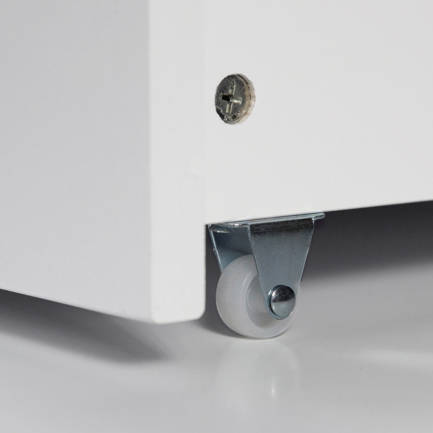 Pallet Bed 90x200 cm White | Single Bed with Storage Drawers | with Slatted Frame | Wood | Kids Youth Guest Bedroom