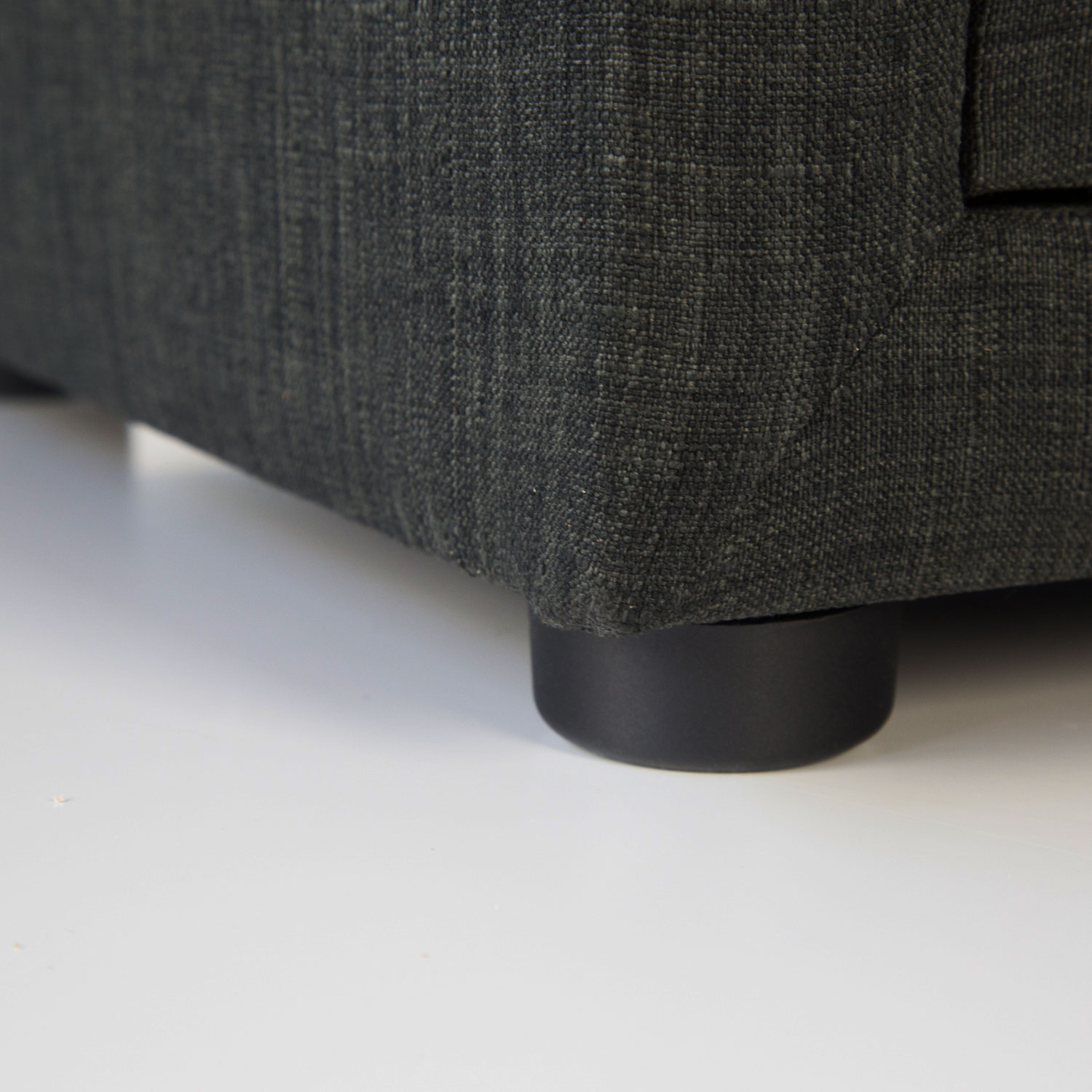 Bedside table nightstand bedroom night chest drawers side table grey fabric
