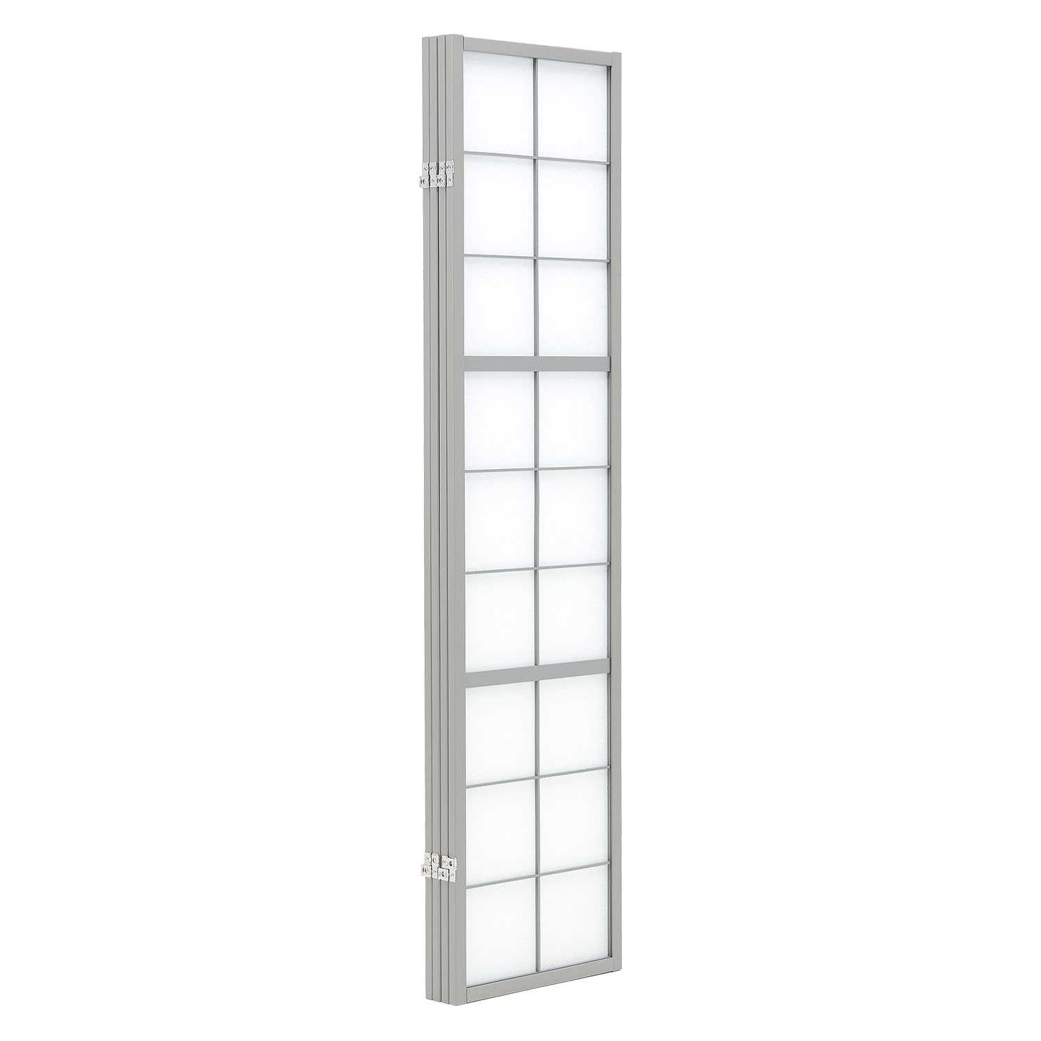 Paravent Grey Shoji | 4-panel | Wood | Room Divider | Partition Privacy Screen