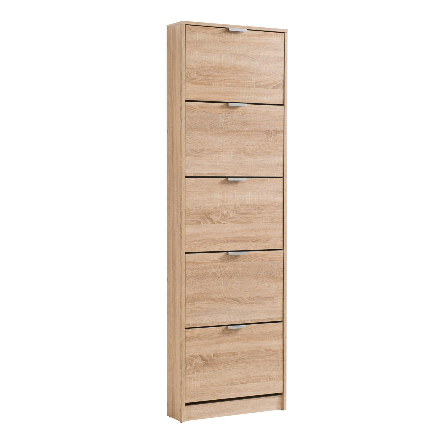 Shoe Cabinet Shoe Rack Shoe Tumbler Narrow Wood Oak Shoe Chest