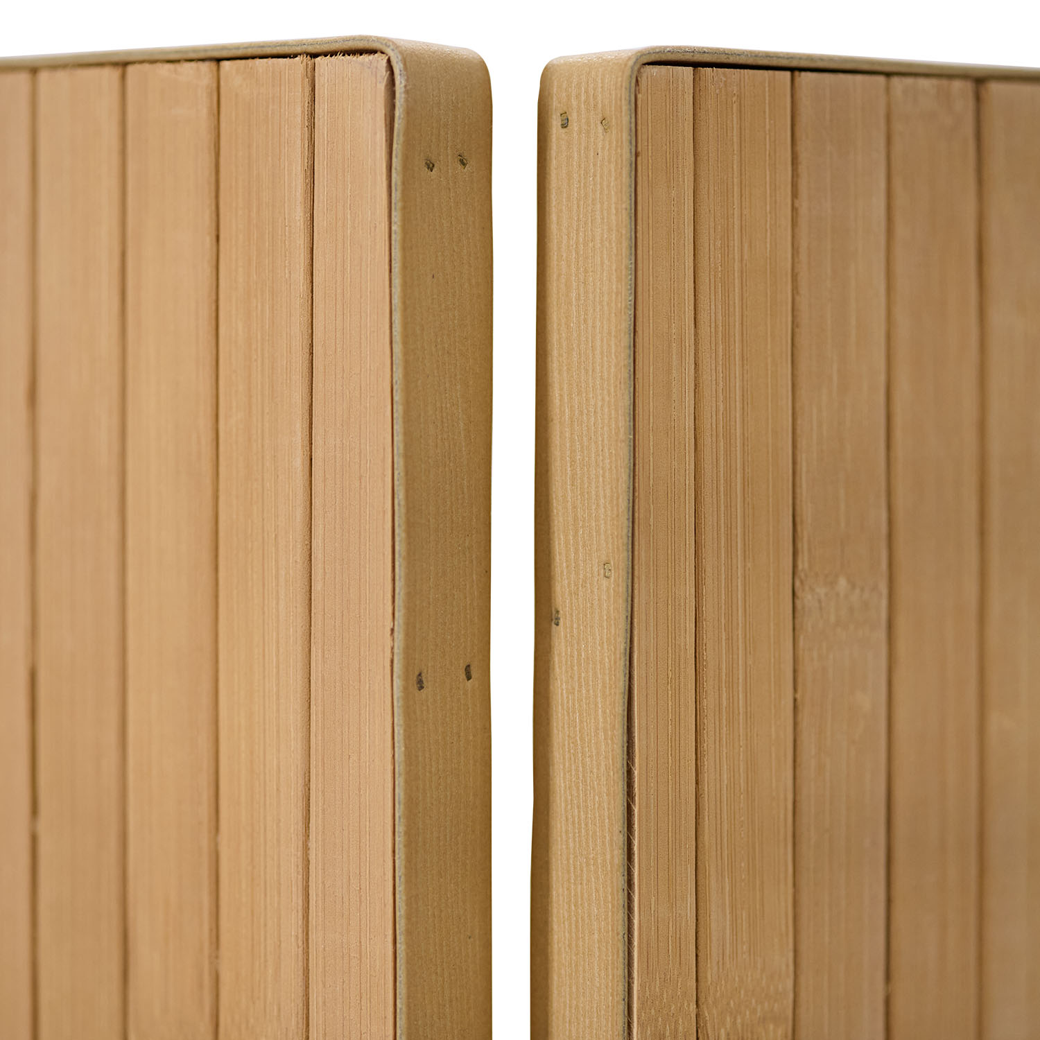 Paravent Natural Bamboo Slats | 3-panel | Wood | Room Divider Partition Privacy Screen