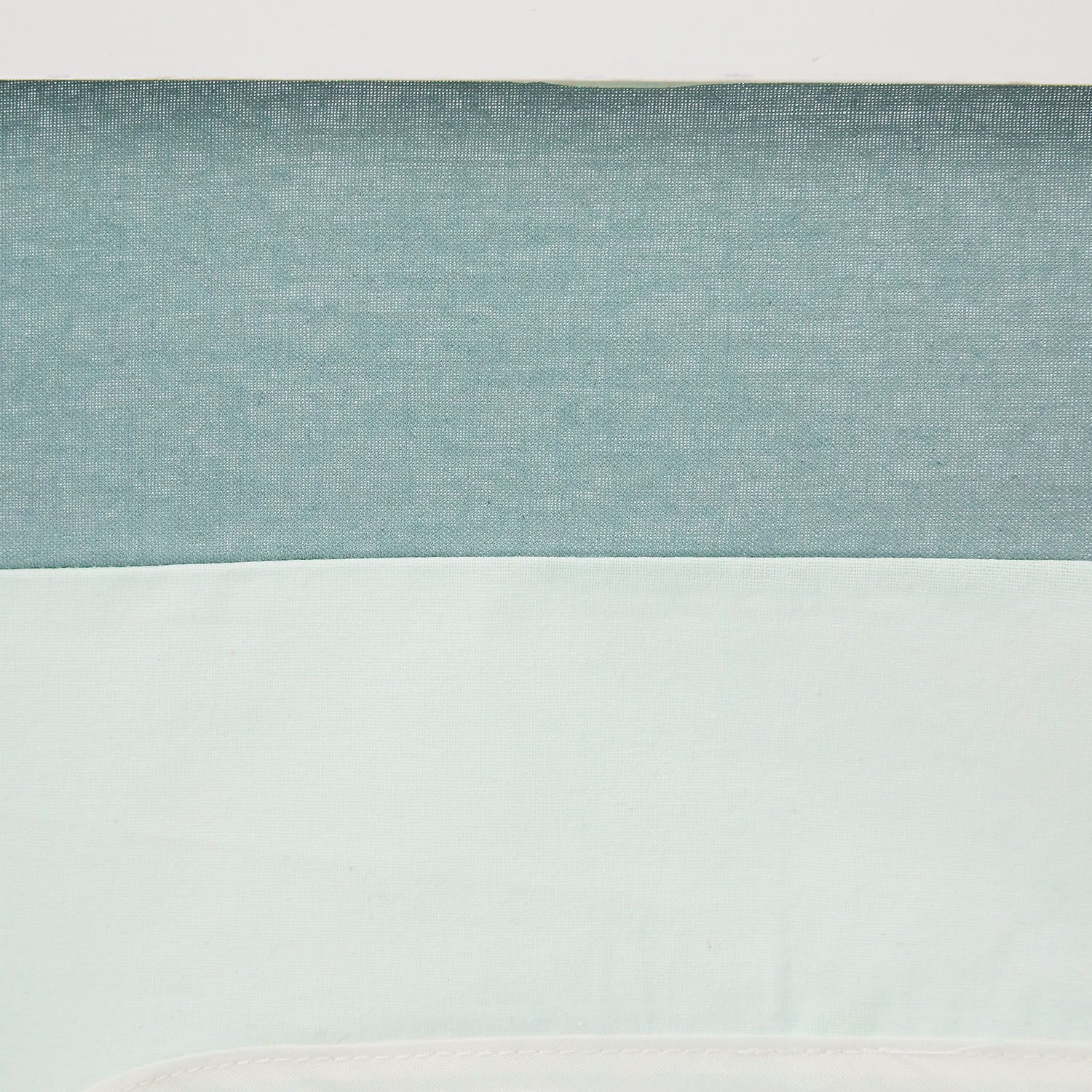 Loft Bed for Kids 90x200 cm White with Curtain in Mint Green | without Slatted Frame