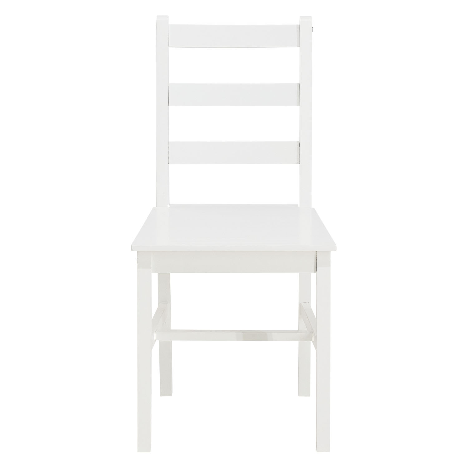 Dining set | 4-piece set chairs white | country style | wooden dining table 108 x 65 cm
