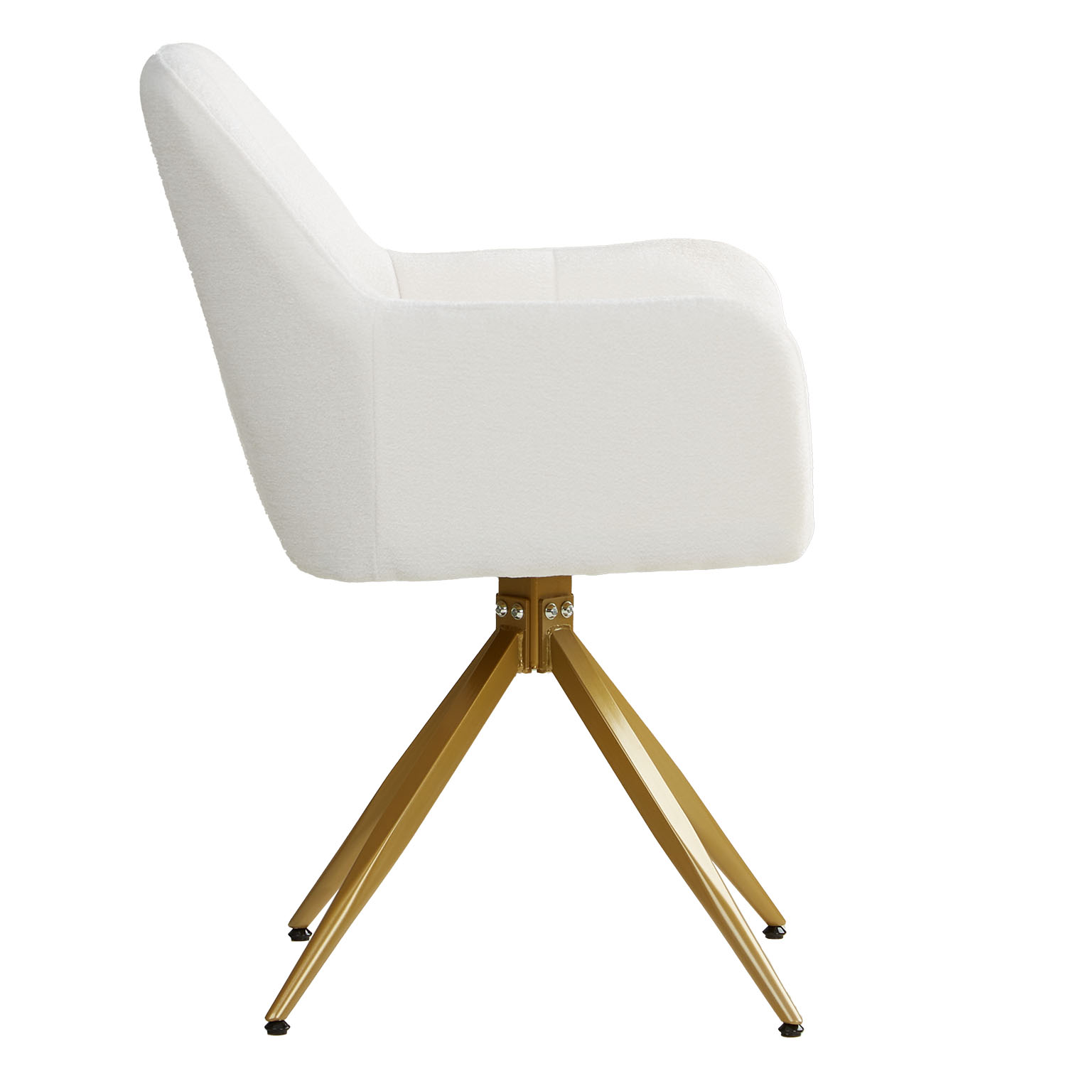 Dining Chair Set of 1, 2, 4 or 6 Modern Egg Chairs Bouclé Beige Armchairs Dining Room Chairs Upholstered Chairs Eames Chairs